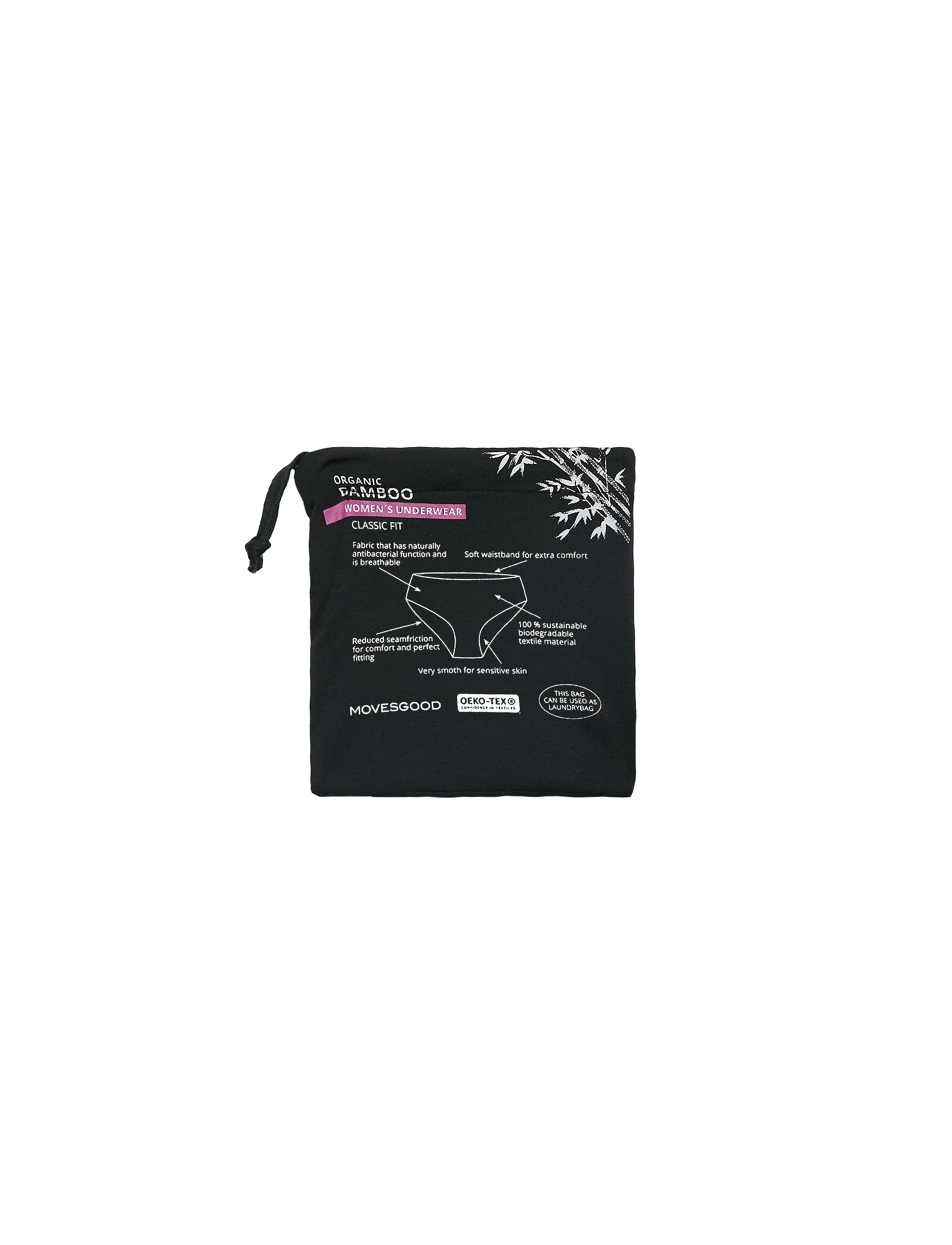 Movesgood - Bamboo UW Breif - black - 3