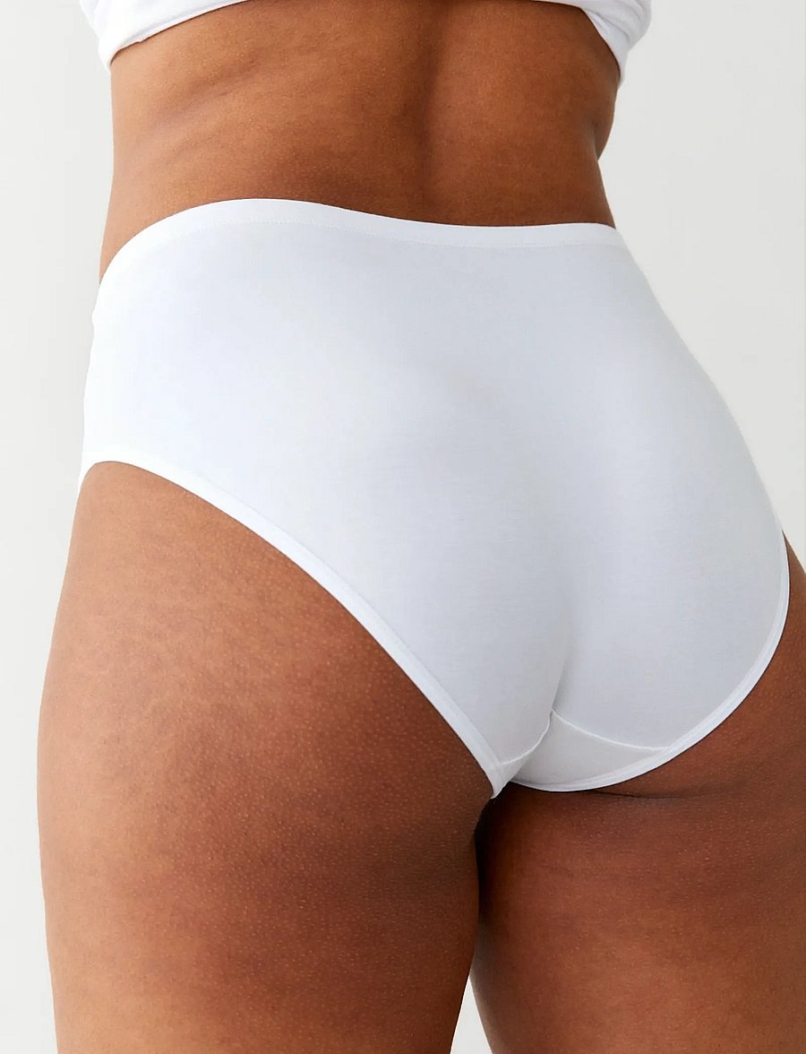Movesgood - Bamboo 3-pair Breif - briefs - white - 2