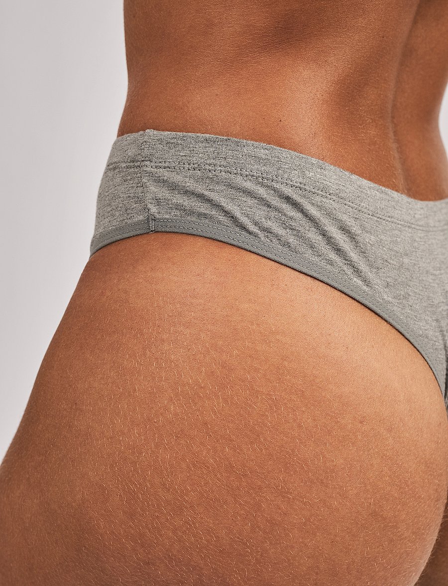 Movesgood - Bamboo UW Thong - stringi - grey - 2
