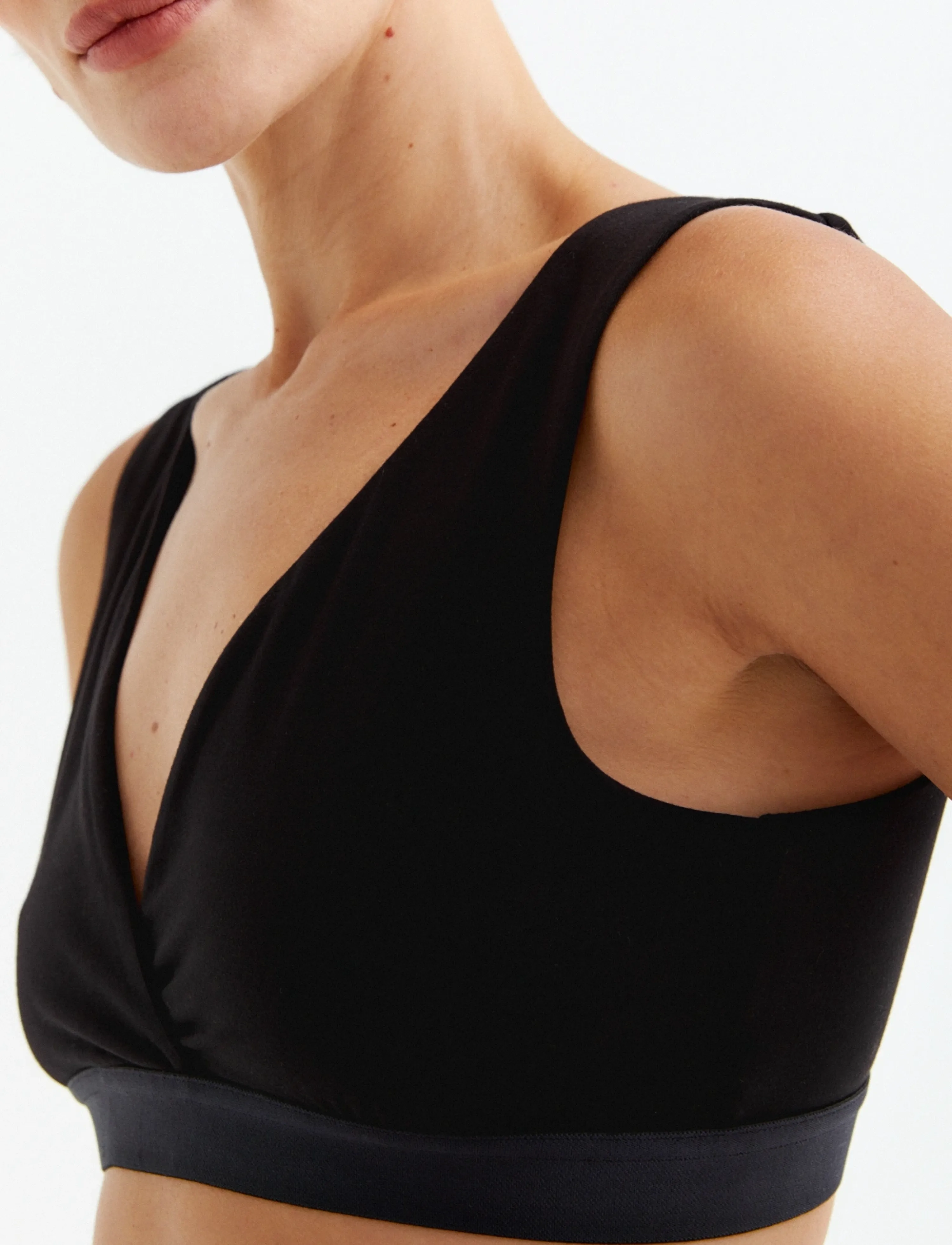 Movesgood - Bamboo Soft Bra - bügellose bhs - black - 4