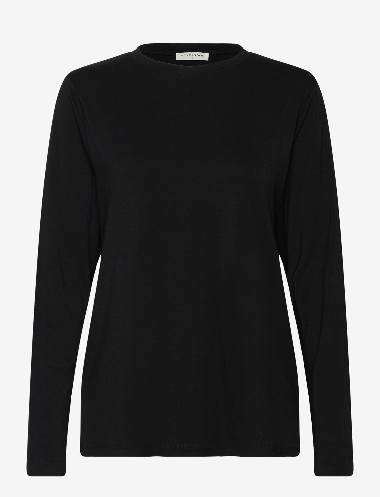 Movesgood - Cindy Top - langærmede toppe - black - 1