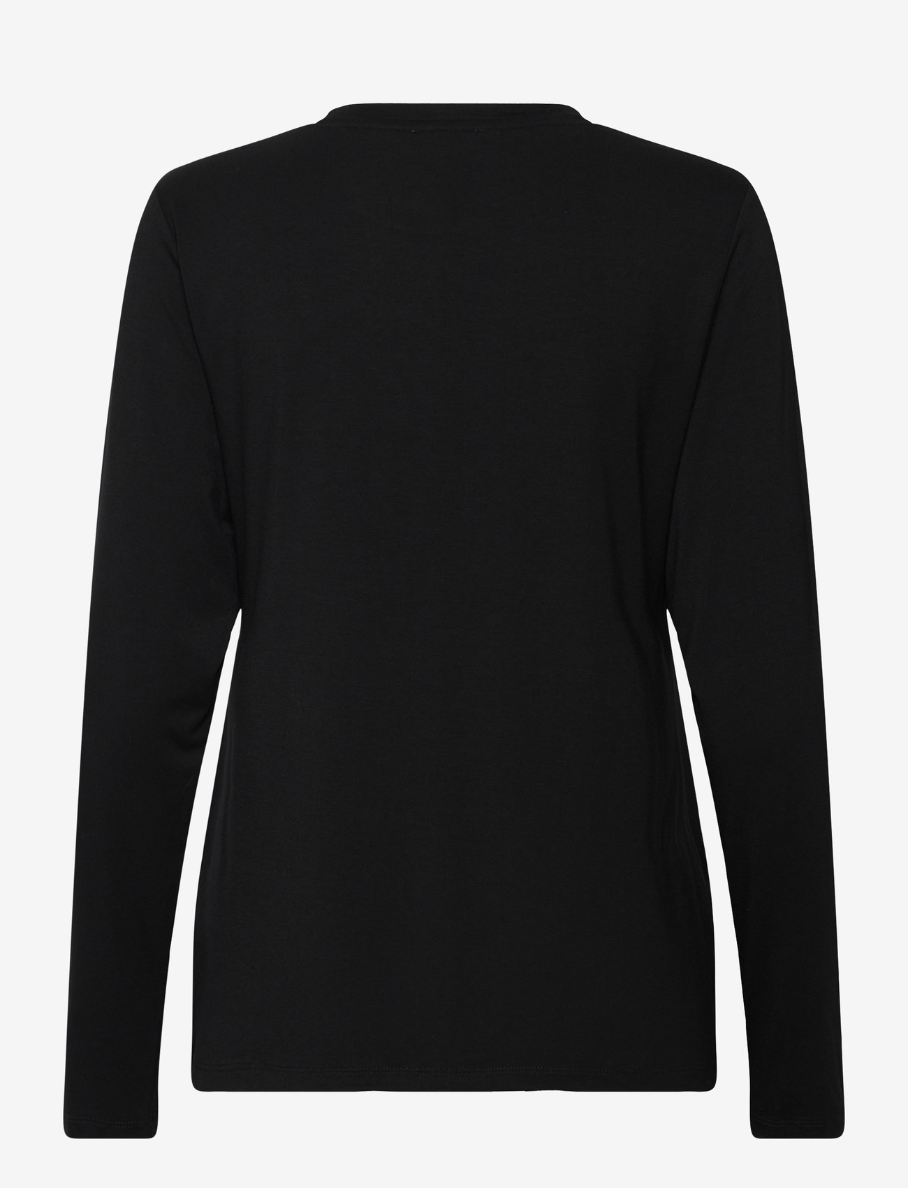 Movesgood - Cindy Top - langærmede toppe - black - 2