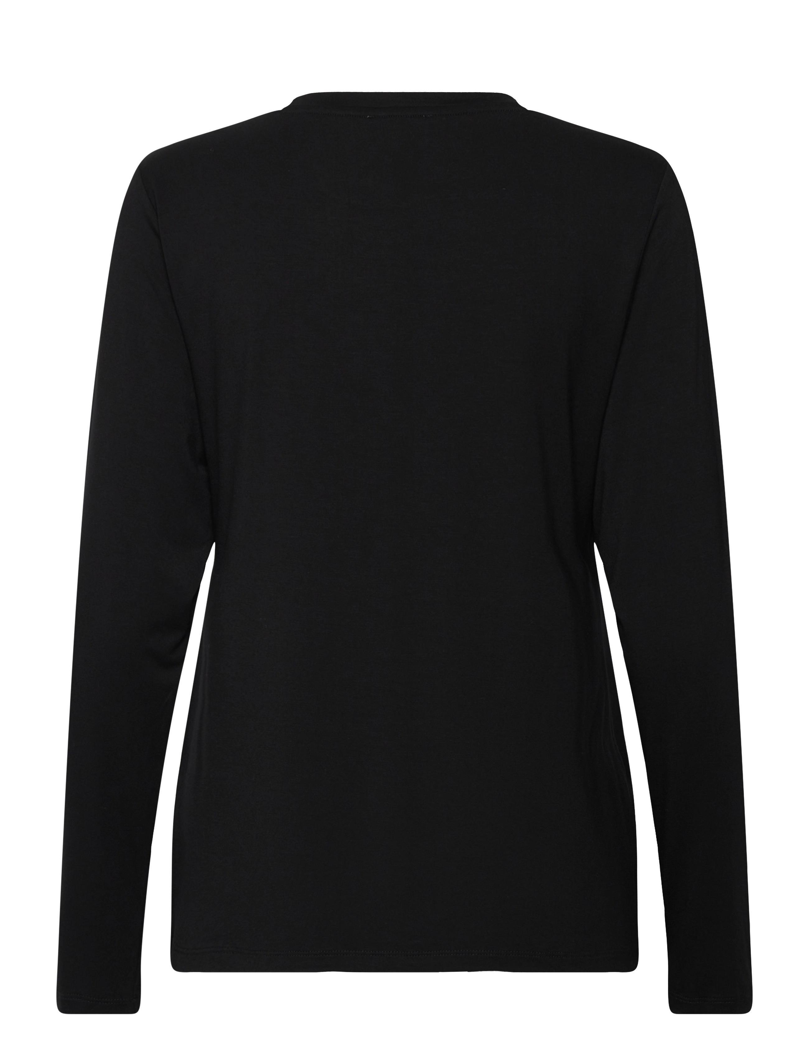Movesgood - Cindy Top - pitkähihaiset t-paidat - black - 2