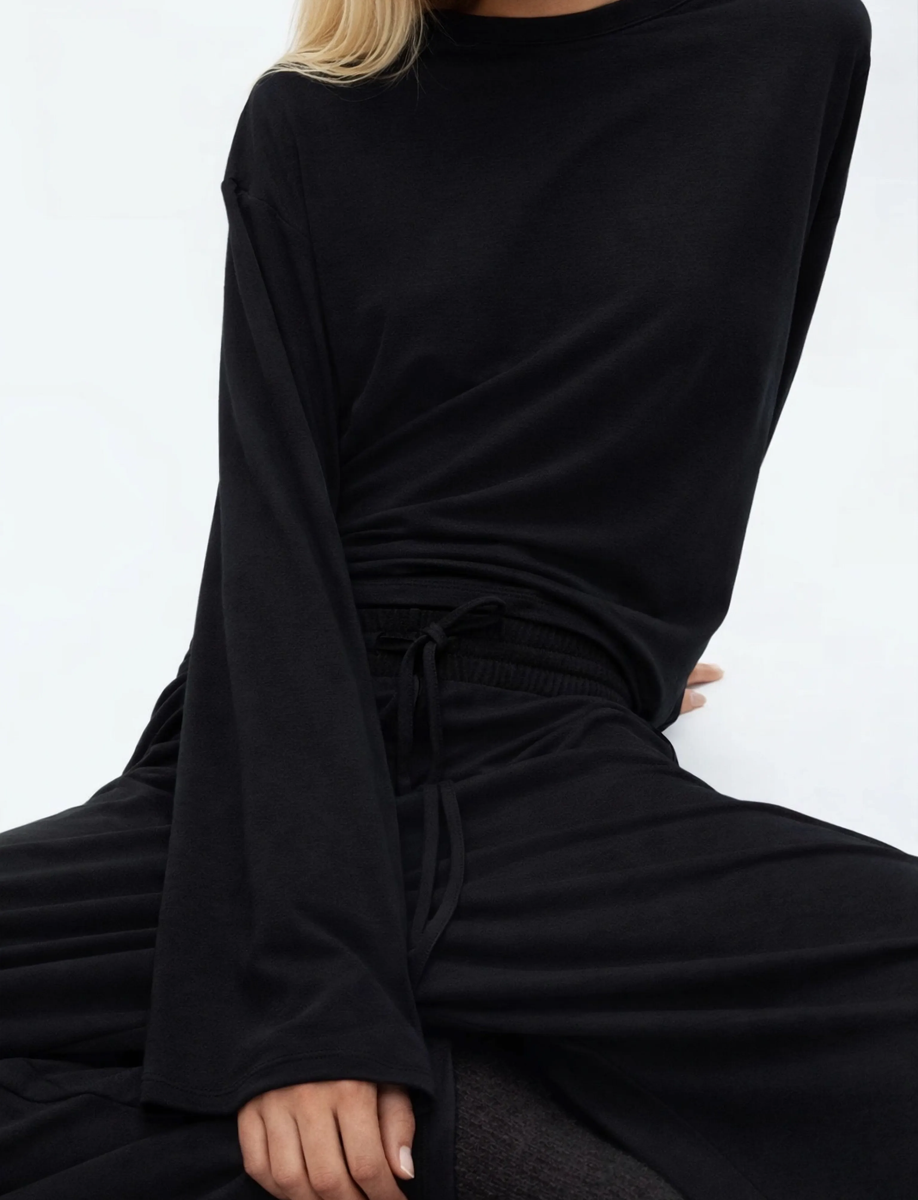 Movesgood Roan Top Dark Plum L/Xl, XS, Black, Nat- Og Loungewear > Toppe, Dame