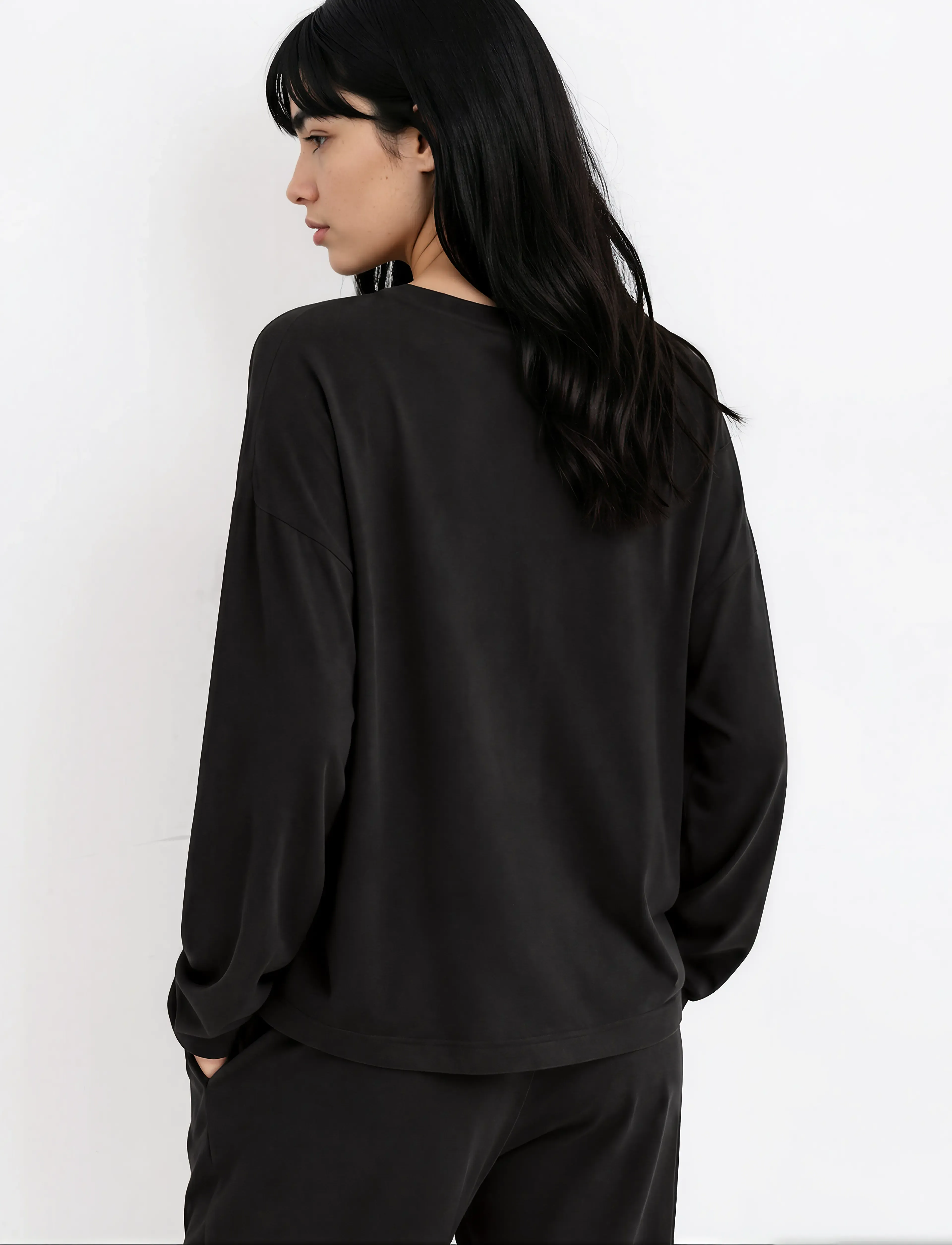 Movesgood - Roan Top Black L/XL - topid - black - 2