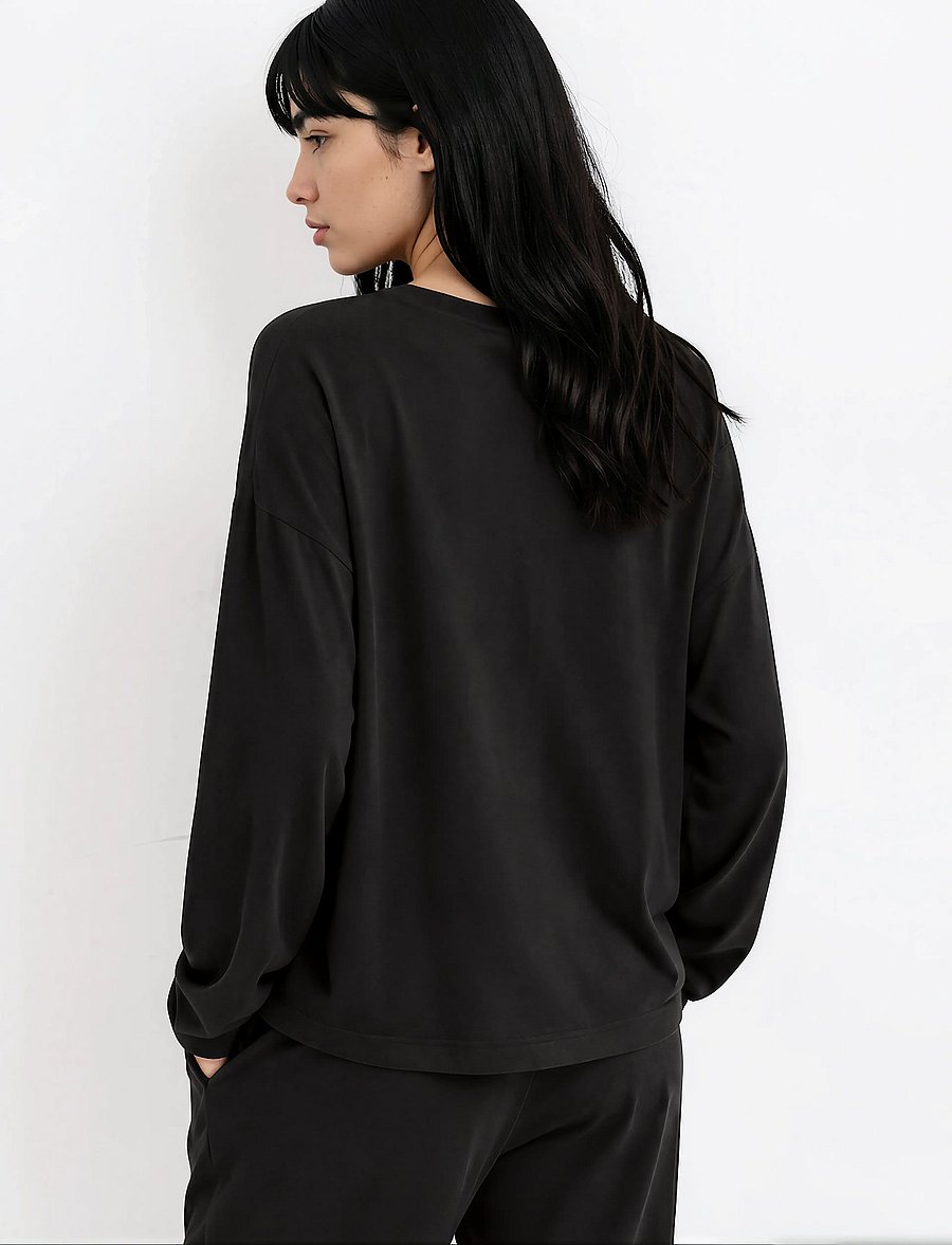 Movesgood - Roan Top Black L/XL - oberteile - black - 2