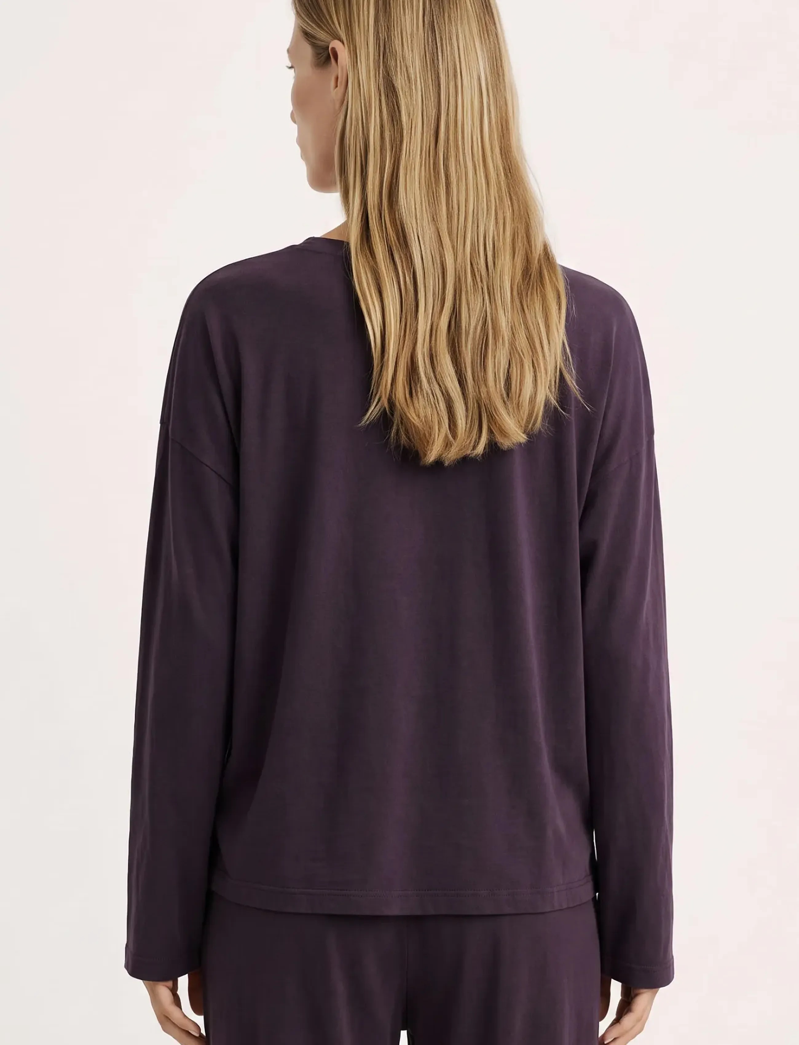 Movesgood - Roan Top Black L/XL - oberteile - dark plum - 2