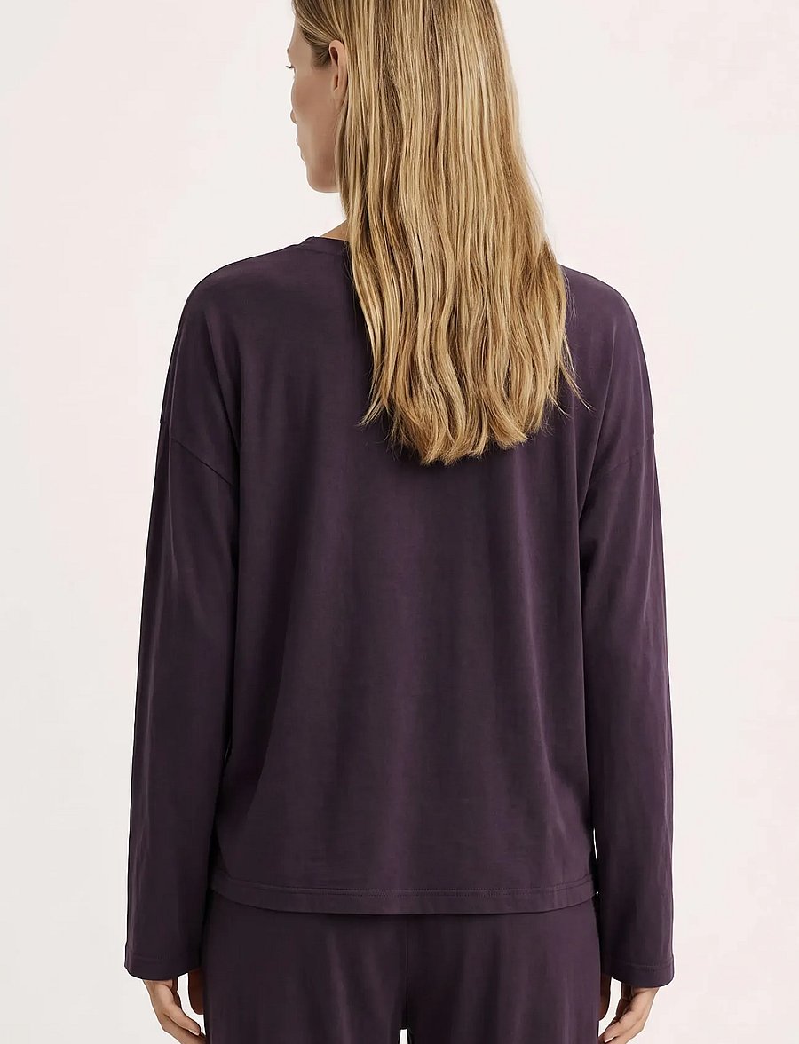 Movesgood - Roan Top Black L/XL - oberteile - dark plum - 2