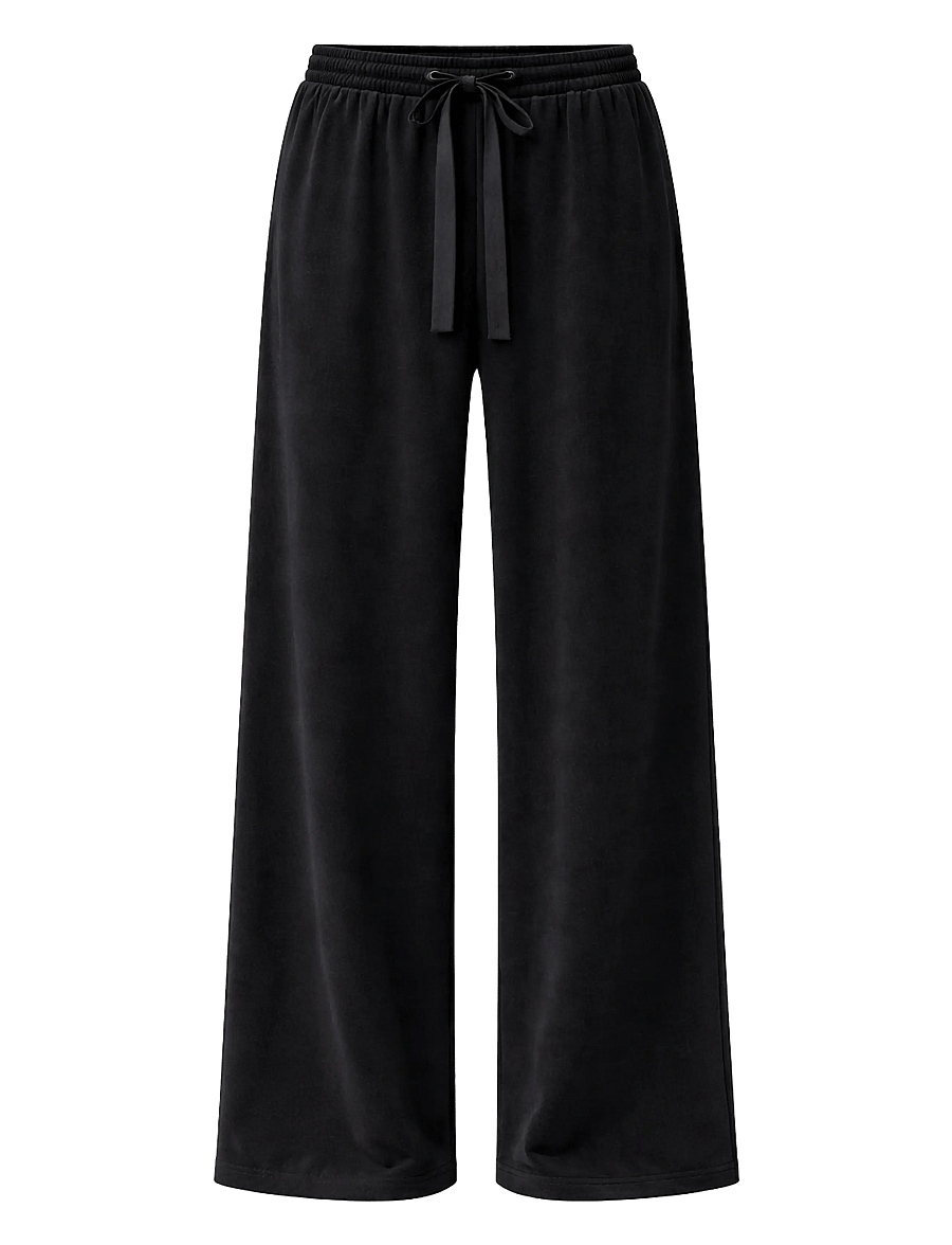 Movesgood - Roan Trousers - pyjamahosen - black - 1