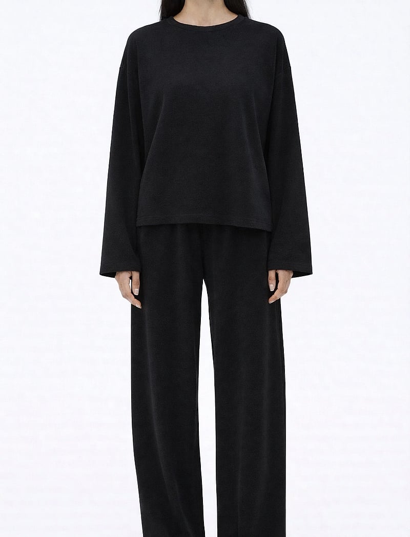 Movesgood - Roan Trousers - pyjamahose - black - 0