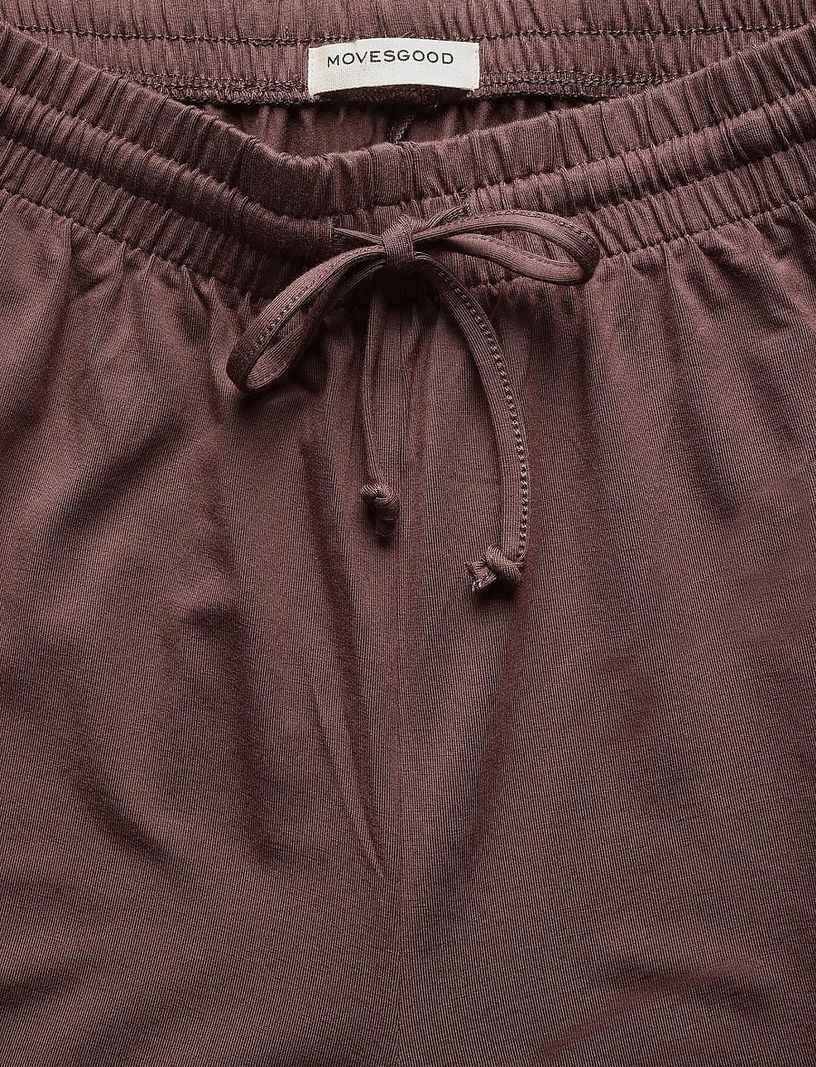 Movesgood - Roan Trousers Dark Plum S - pyjamahosen - dark plum - 3