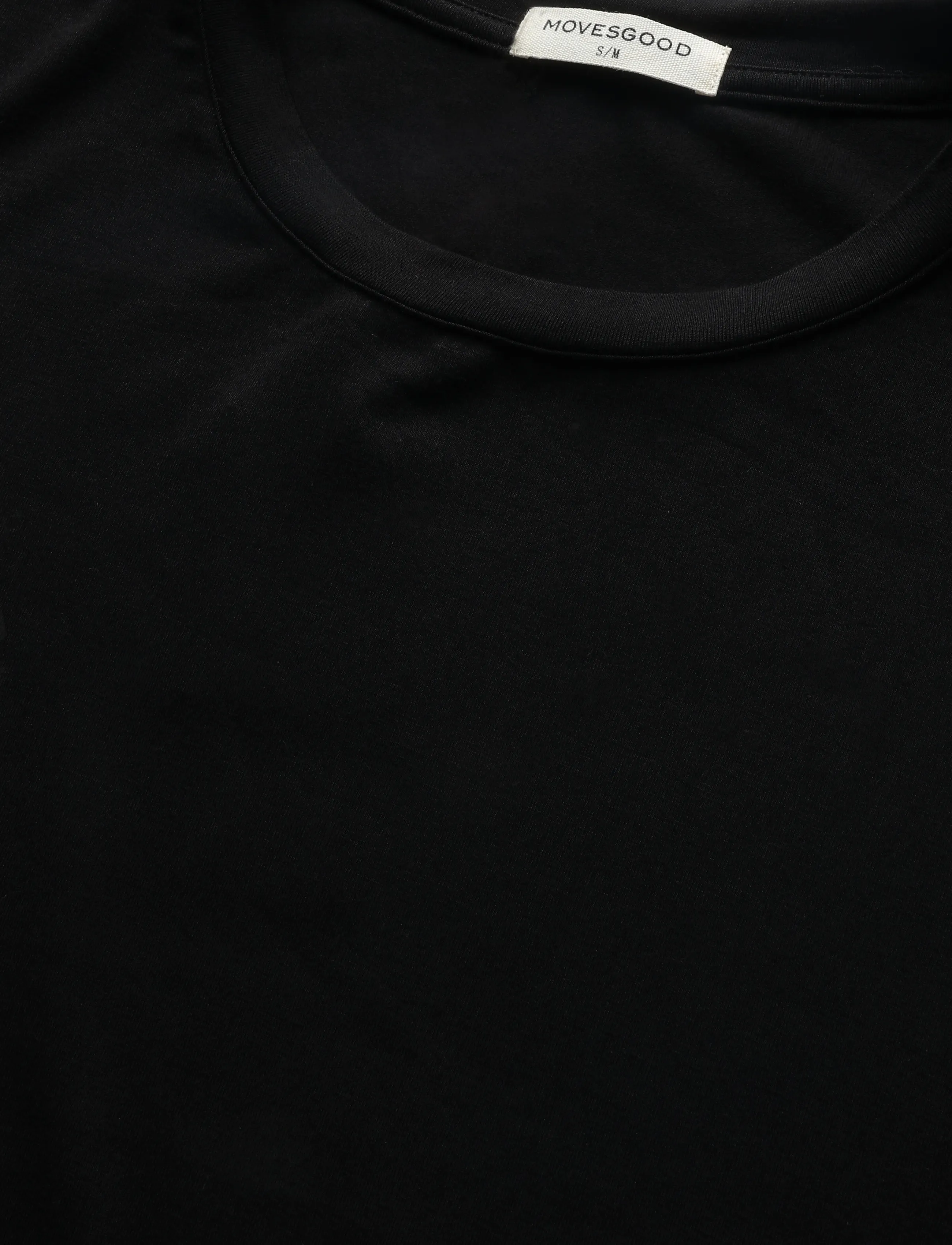 Movesgood - Carro Top Black S/M - long-sleeved tops - black - 4