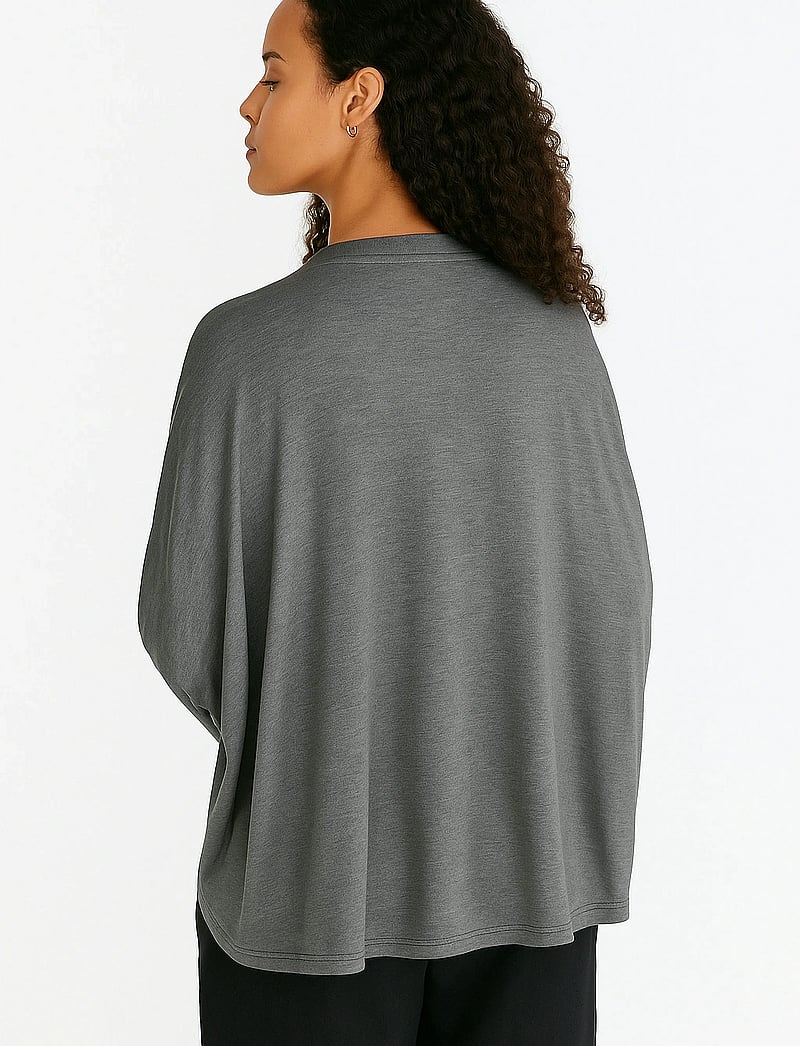 Movesgood - Carro - langärmlige tops - grey - 3