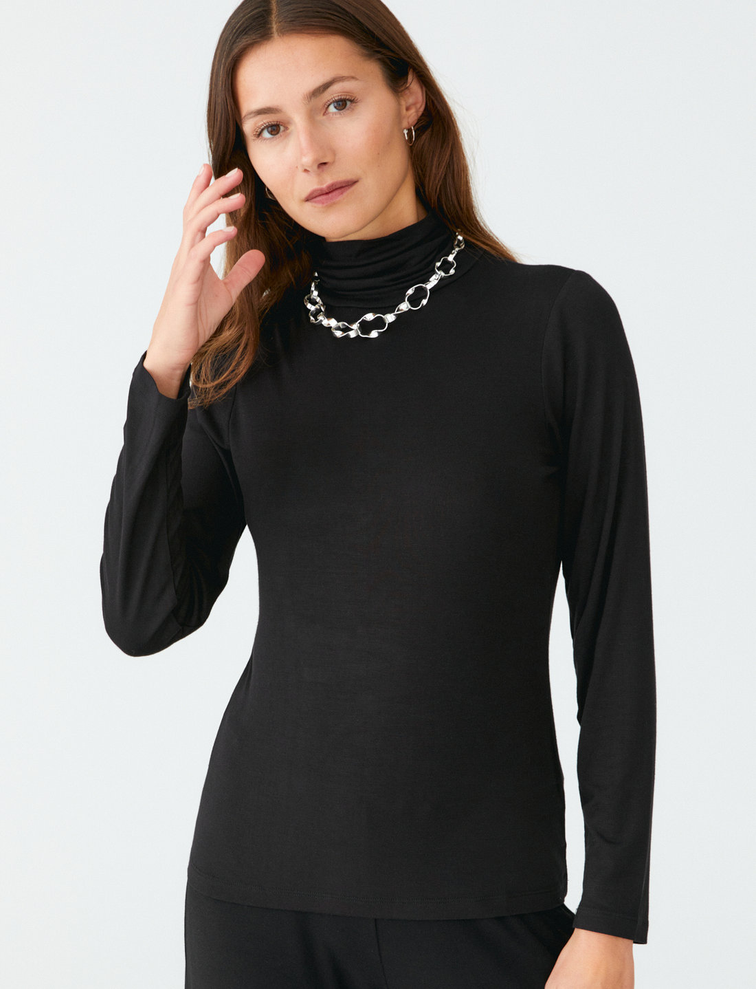 Movesgood - Andrea - polotröjor - black - 0