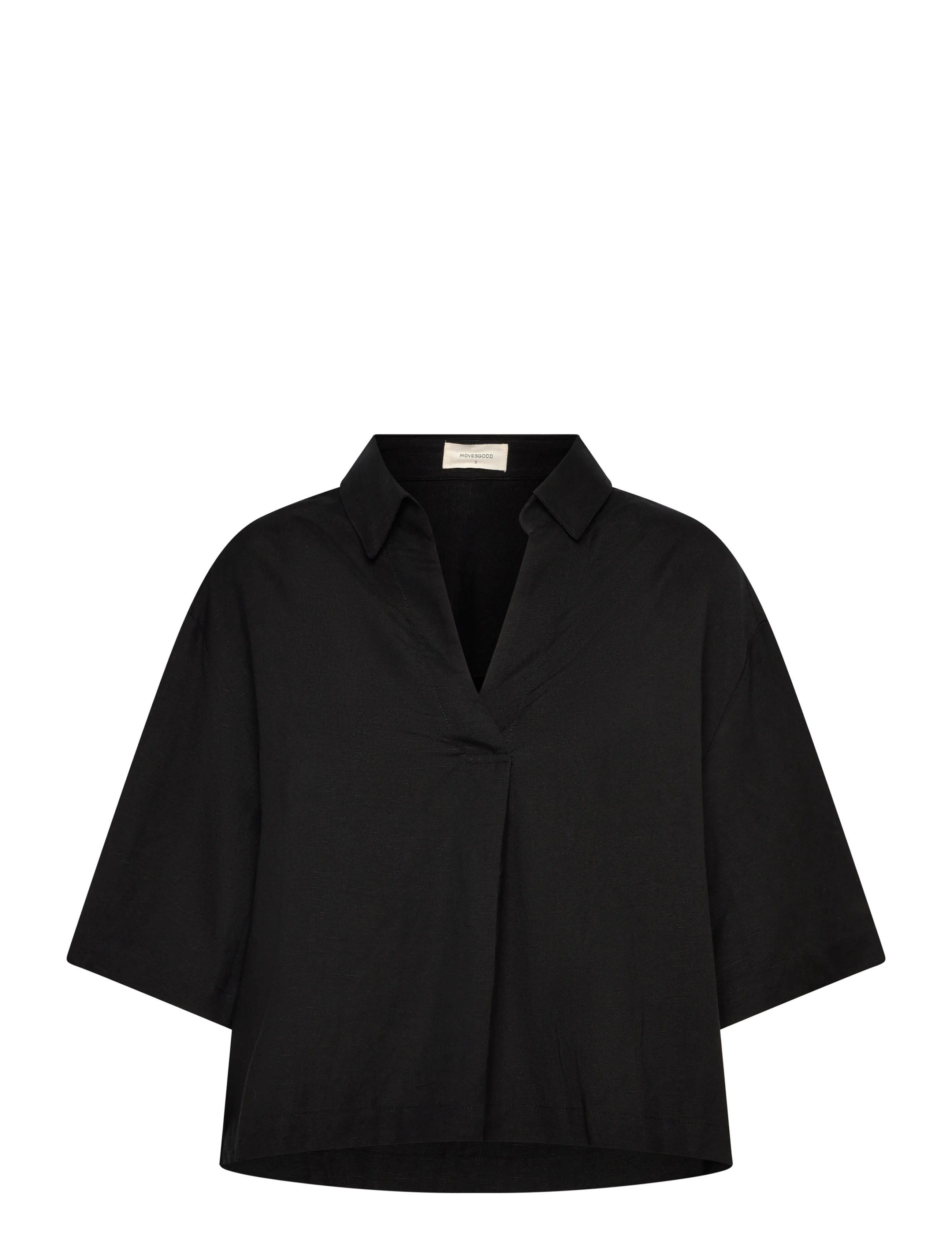 Movesgood Mica Blouse - Movesgood - BLACK / black