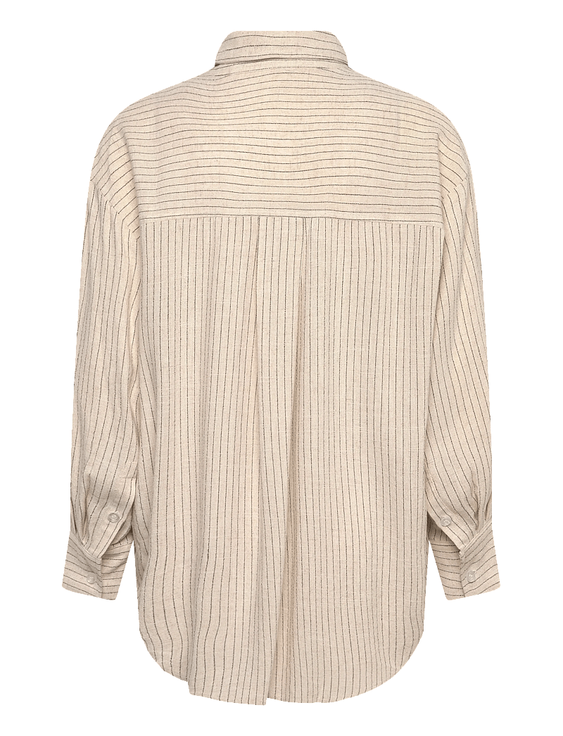 Movesgood - Madeleine Shirt - koszule z długimi rękawami - sand stripe - 2