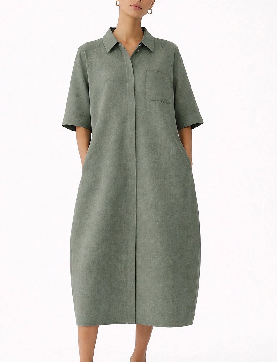 Movesgood - Lydia Dress - khaki - 0