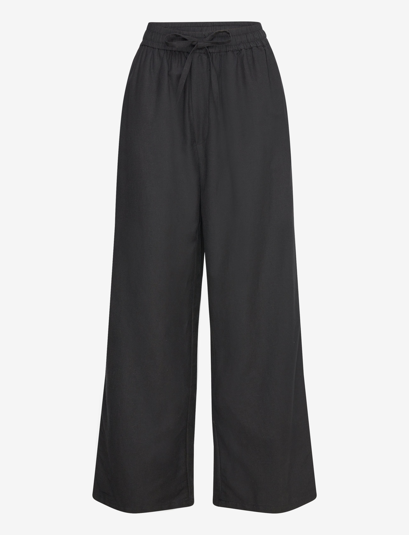 Movesgood - Lovisa Trousers - linased püksid - black - 1