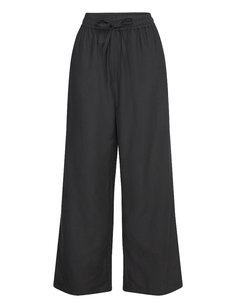 Movesgood - Lovisa Trousers - linased püksid - black - 1