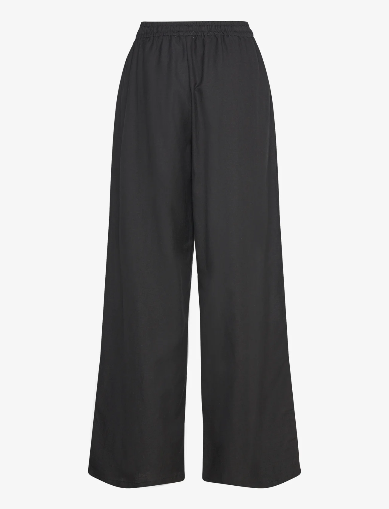 Movesgood - Lovisa Trousers - linen trousers - black - 1