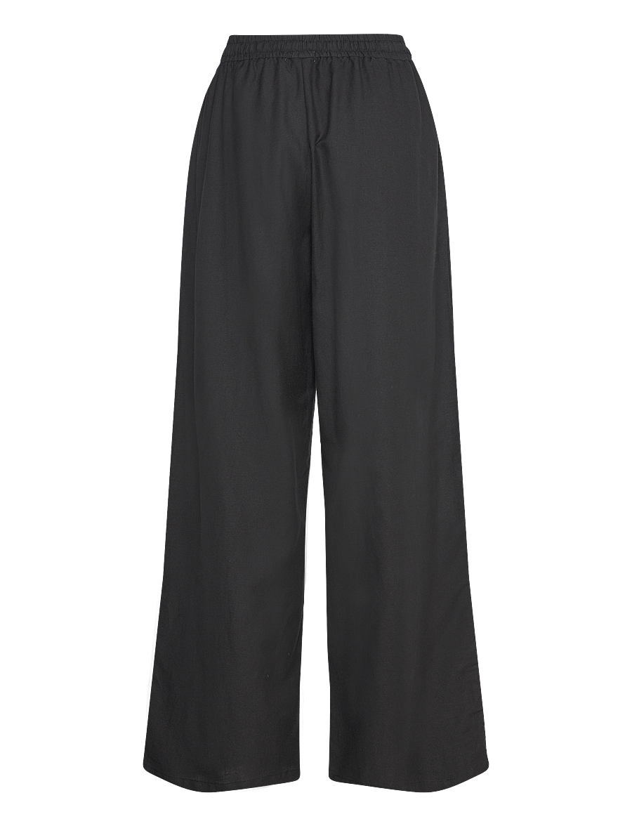 Movesgood - Lovisa trousers - linnebyxor - black - 2
