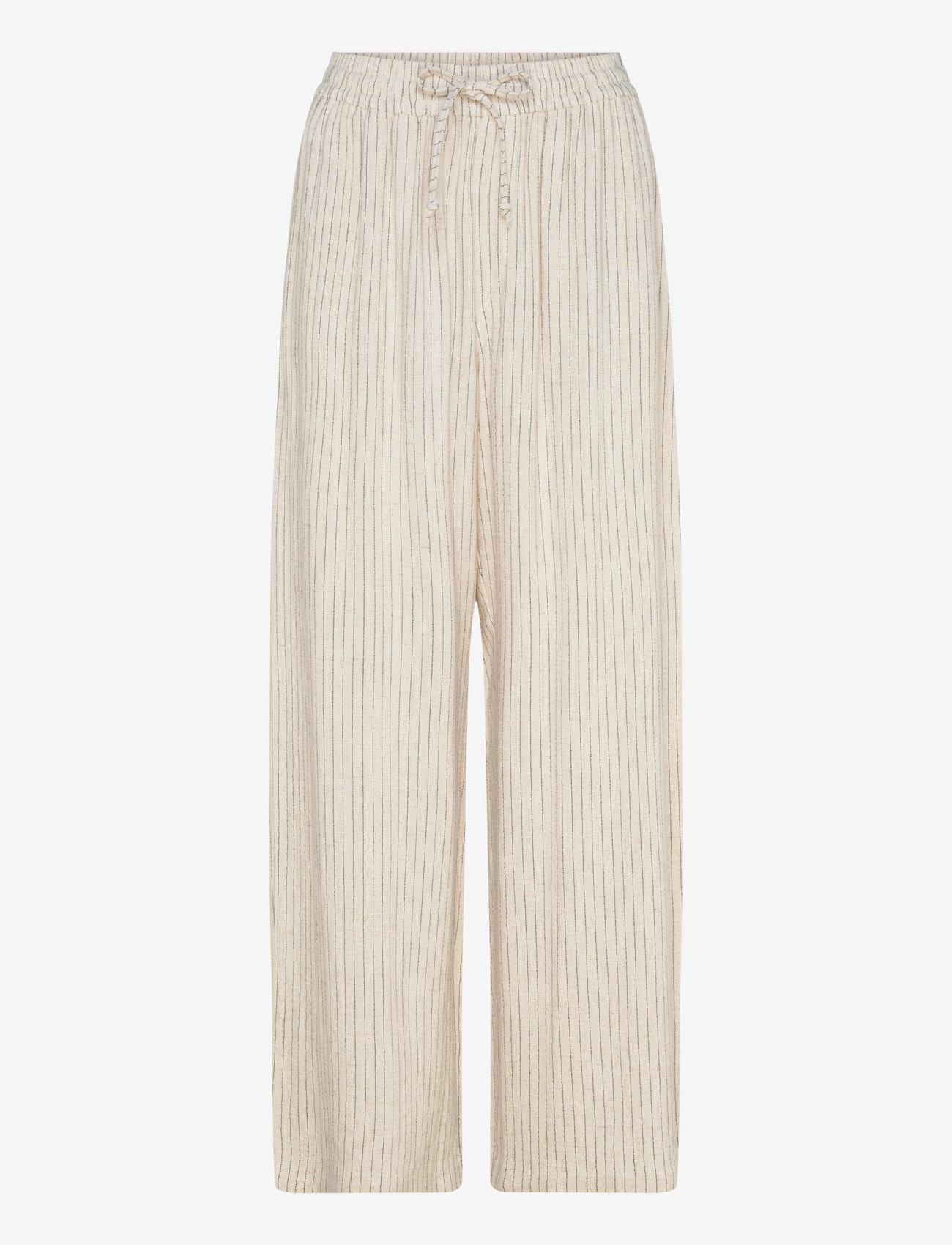 Movesgood - Lovisa trousers - leinenhosen - sand stripe - 1