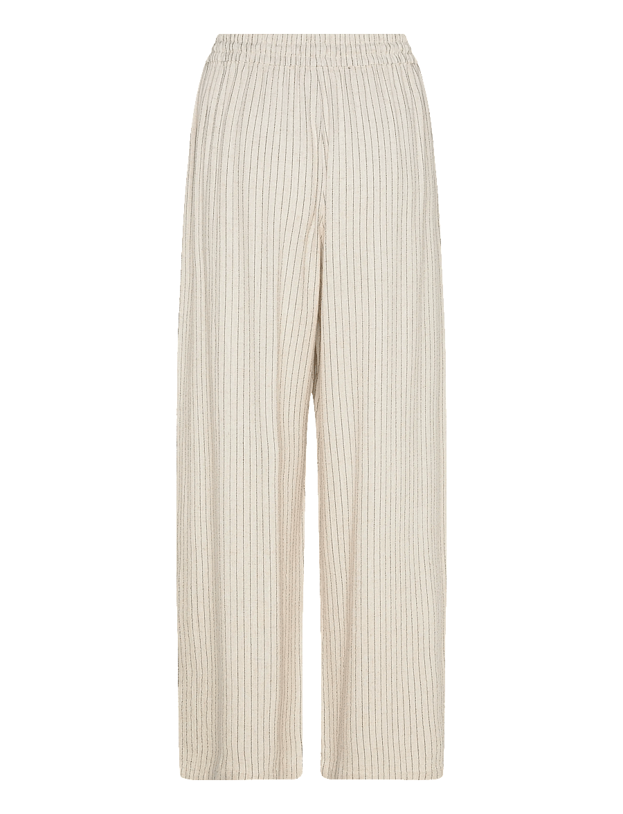 Movesgood - Lovisa trousers - linnebyxor - sand stripe - 2