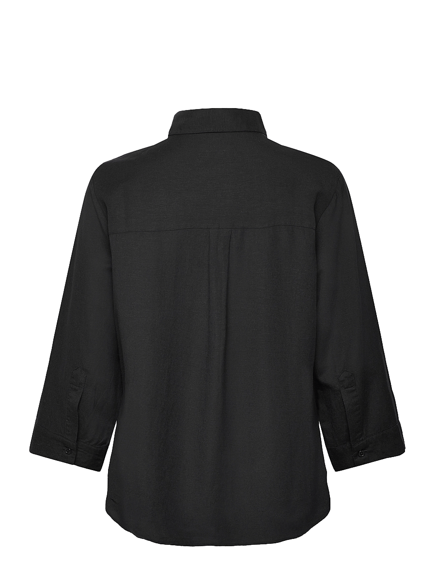 Movesgood - Carolina Shirt - koszule lniane - black - 2
