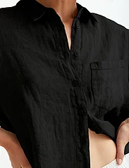 Movesgood - Carolina Shirt - langermede skjorter - black - 3