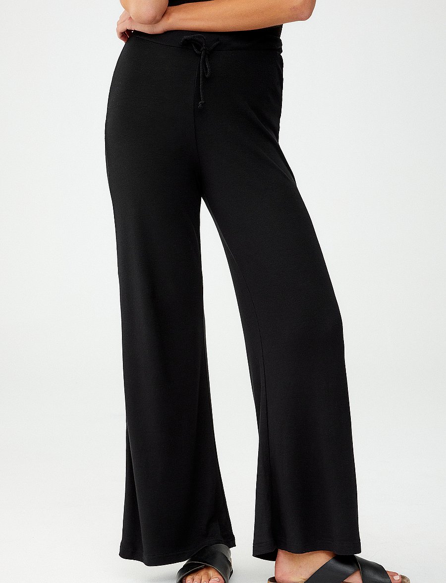 Movesgood - Julia Pants - pyjama pants - black - 0