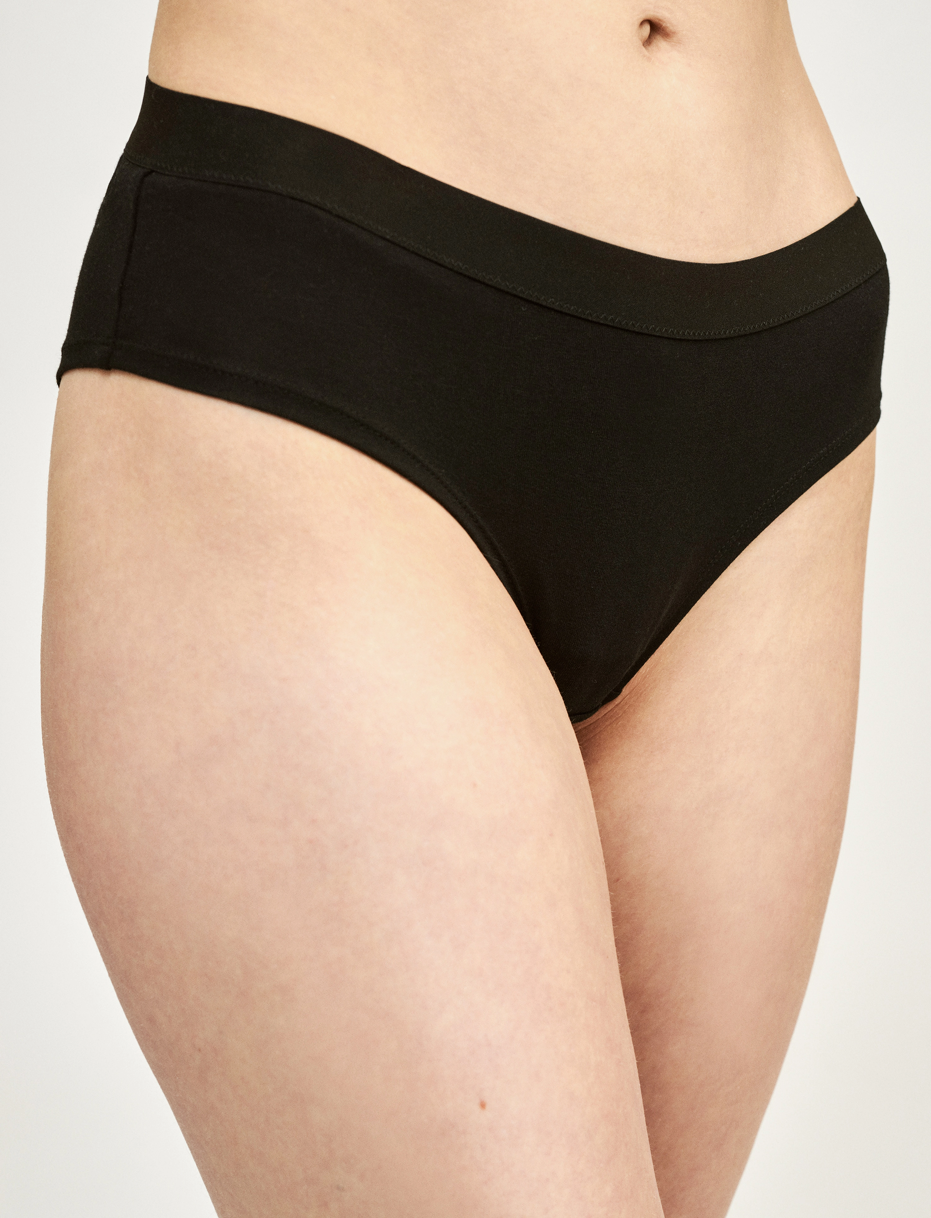Movesgood Bamboo Uw Hipster Black S, Kvinder, Hipster Trusser, Sort, Str: S