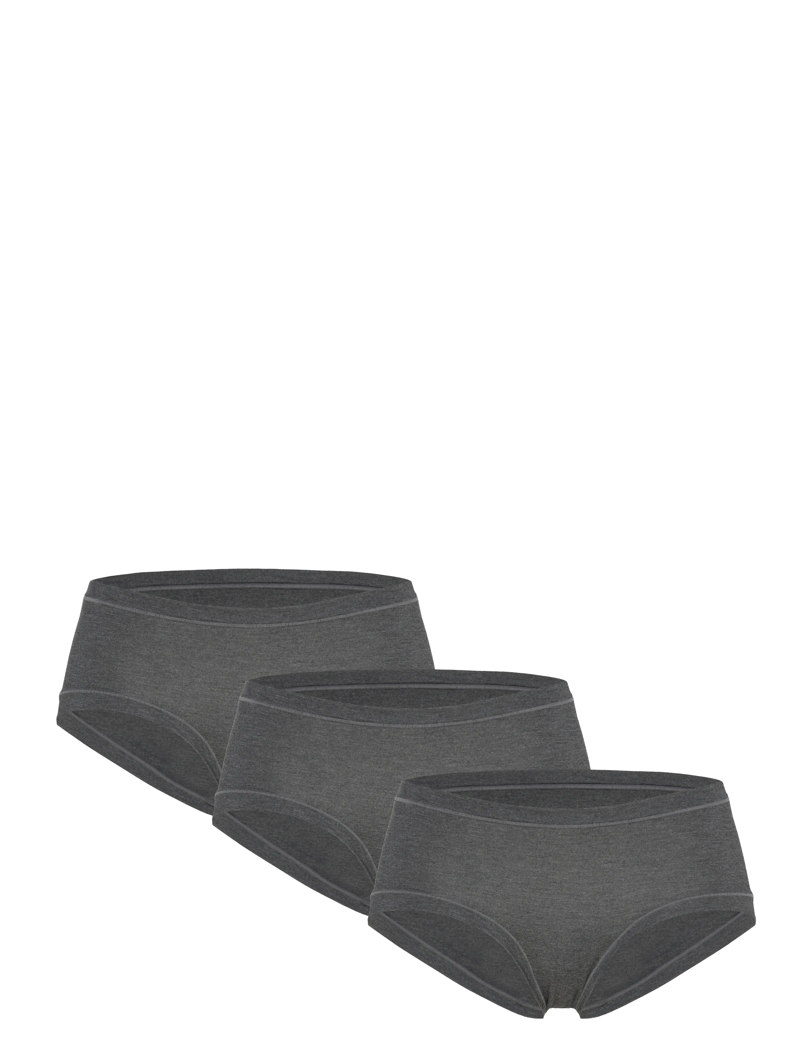 Movesgood Bamboo 3-pair  Hipster Breif - Unterwäsche - GREY / grey