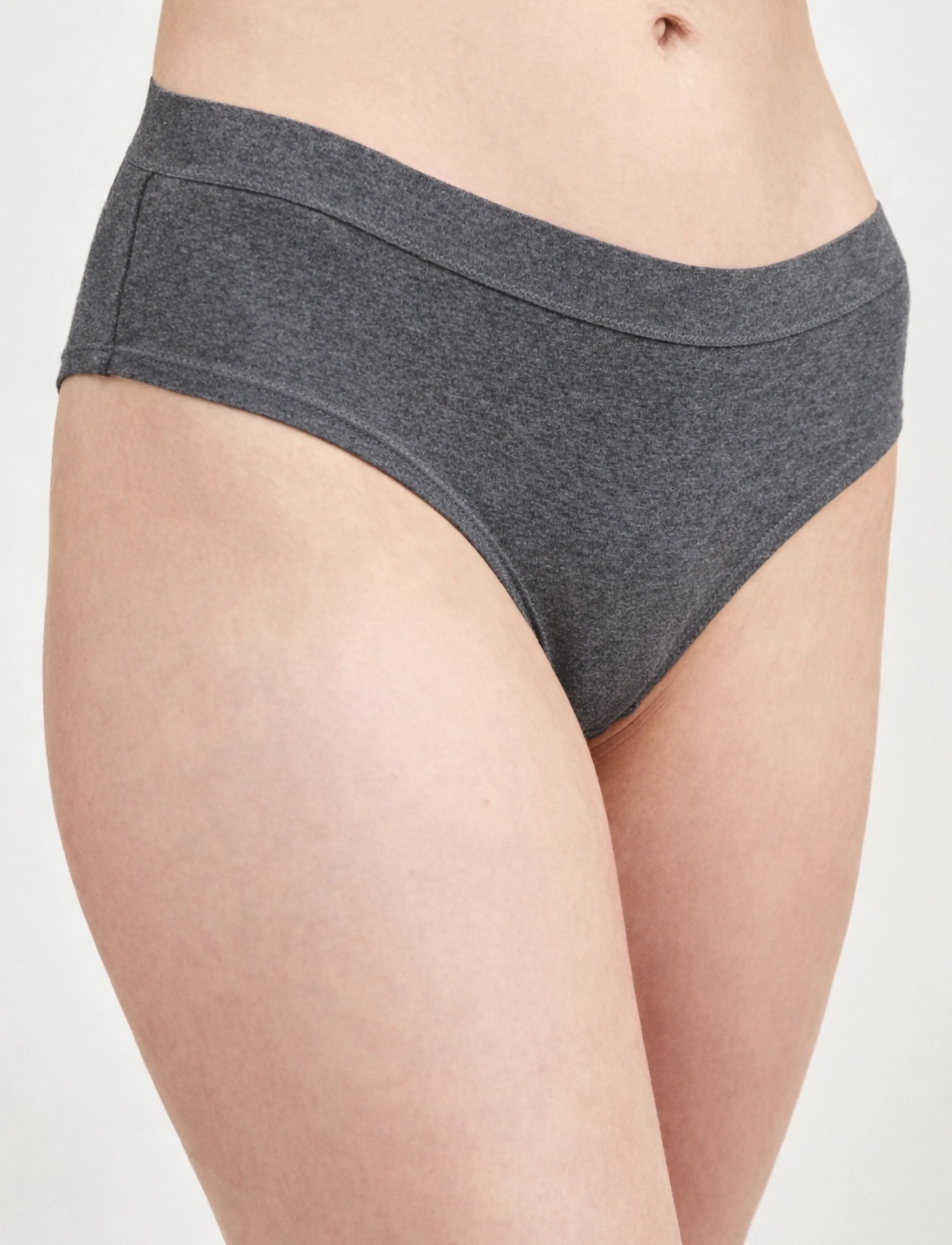 Movesgood Bamboo 3-Pair Hipster Breif, Kvinder, Hipster Trusse, Grå, Str: M