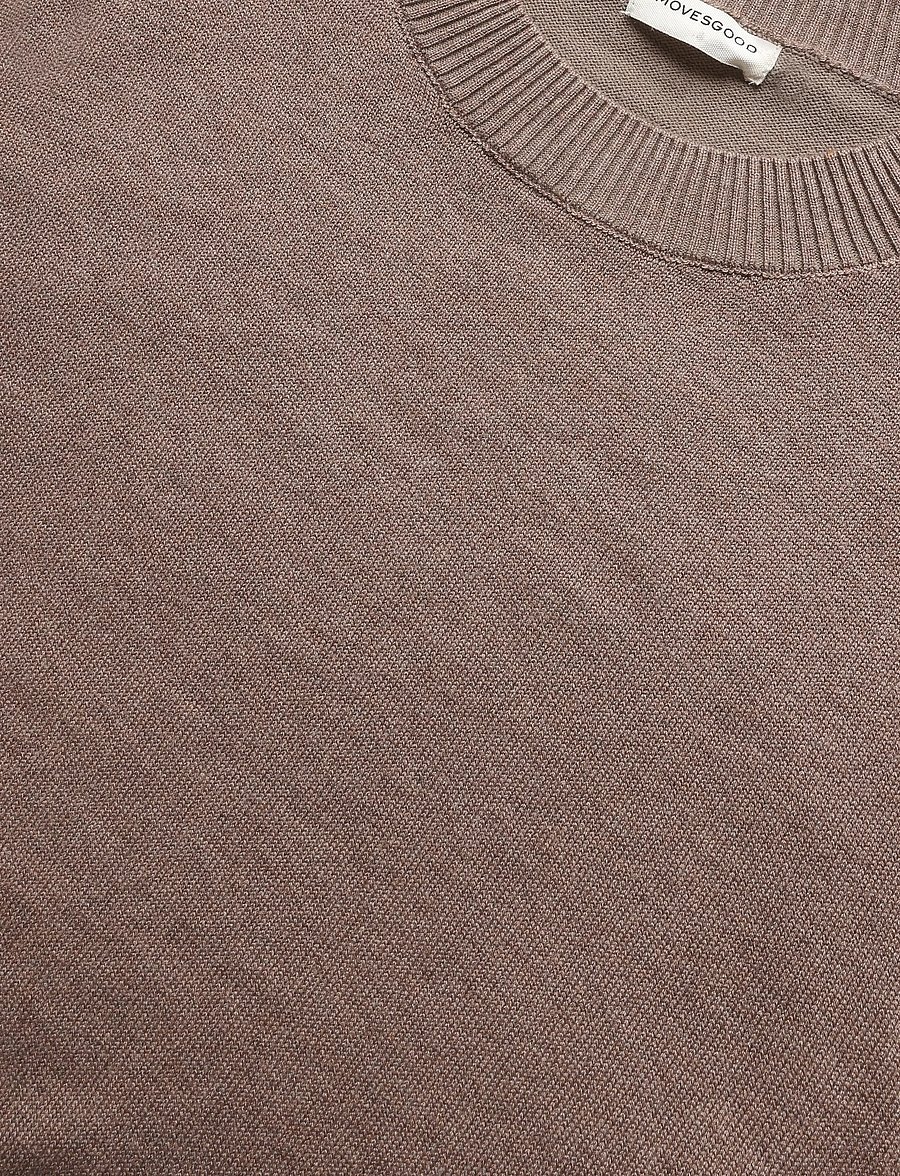 Movesgood - Venny Roundneck Brown S - pullover - brown - 3
