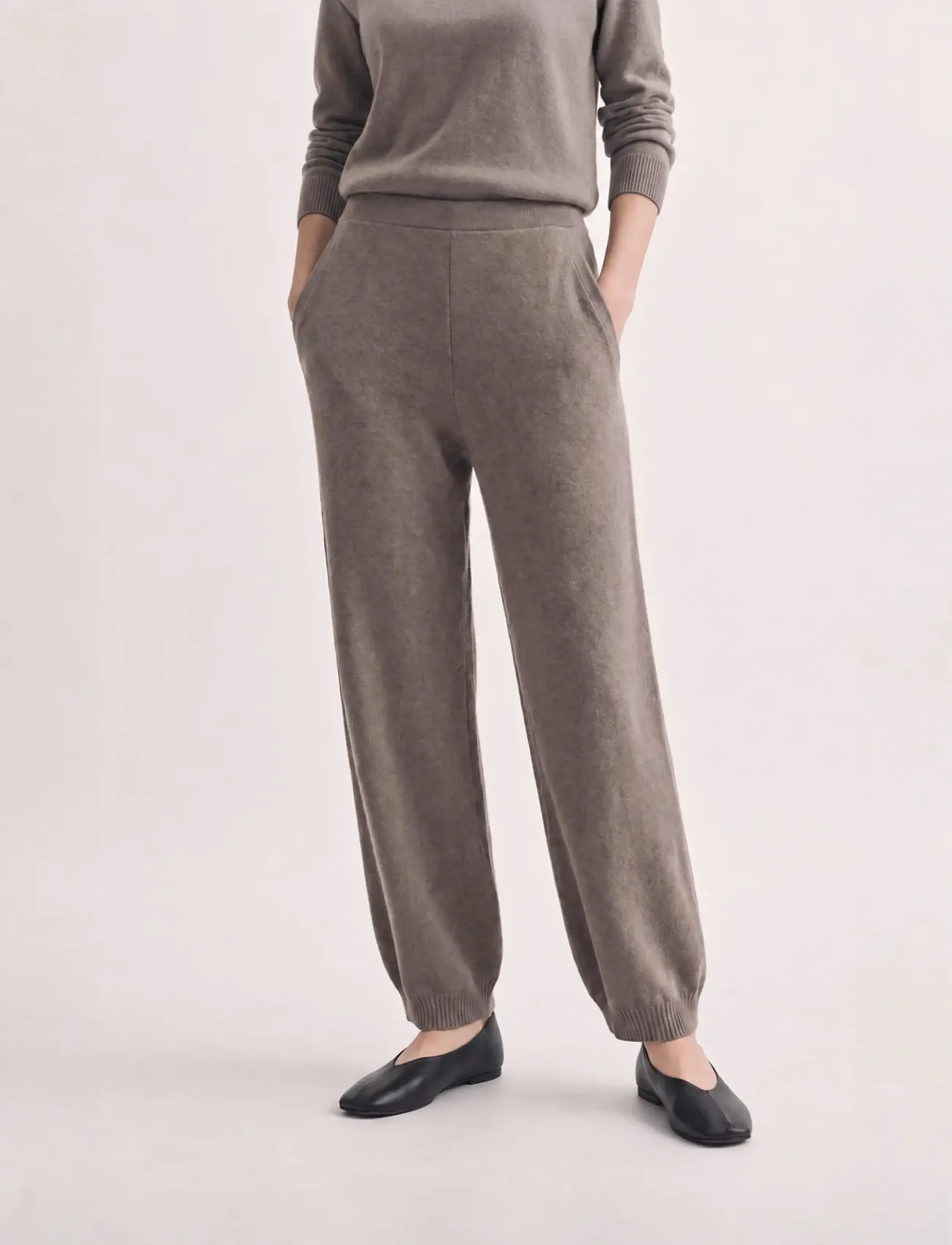 Movesgood Venny Trousers Brown L/XL - Kleidung - BROWN / brown