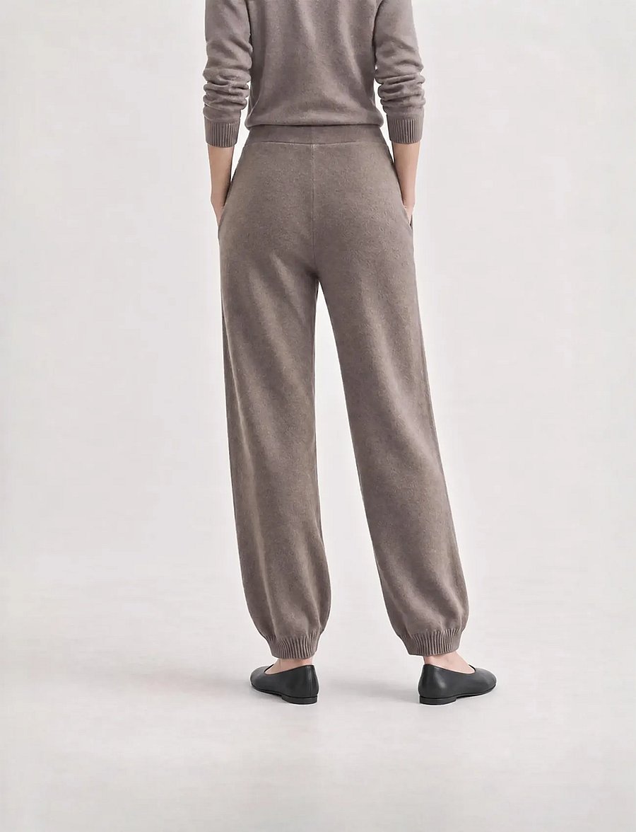 Movesgood - Venny Trousers Brown L/XL - hosen mit geradem bein - brown - 3