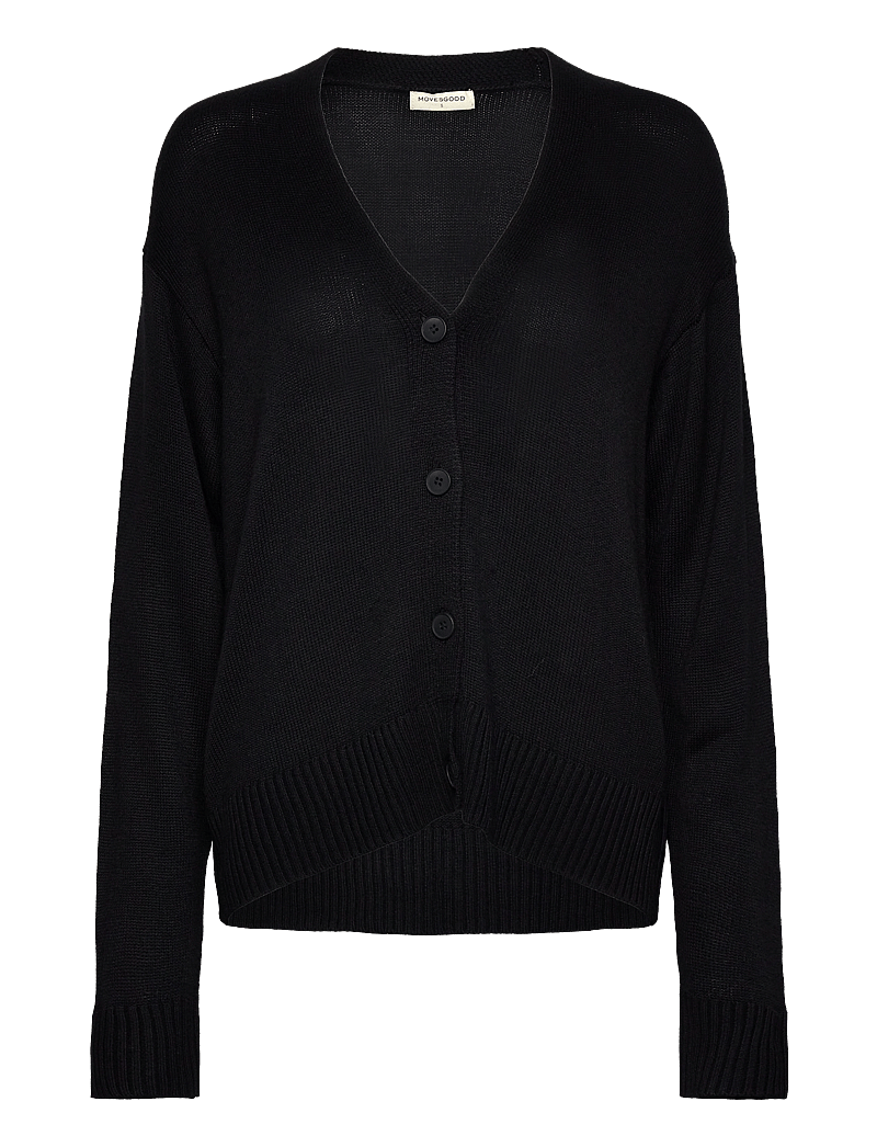 Movesgood - Athena Cardigan - cardigans - black - 1