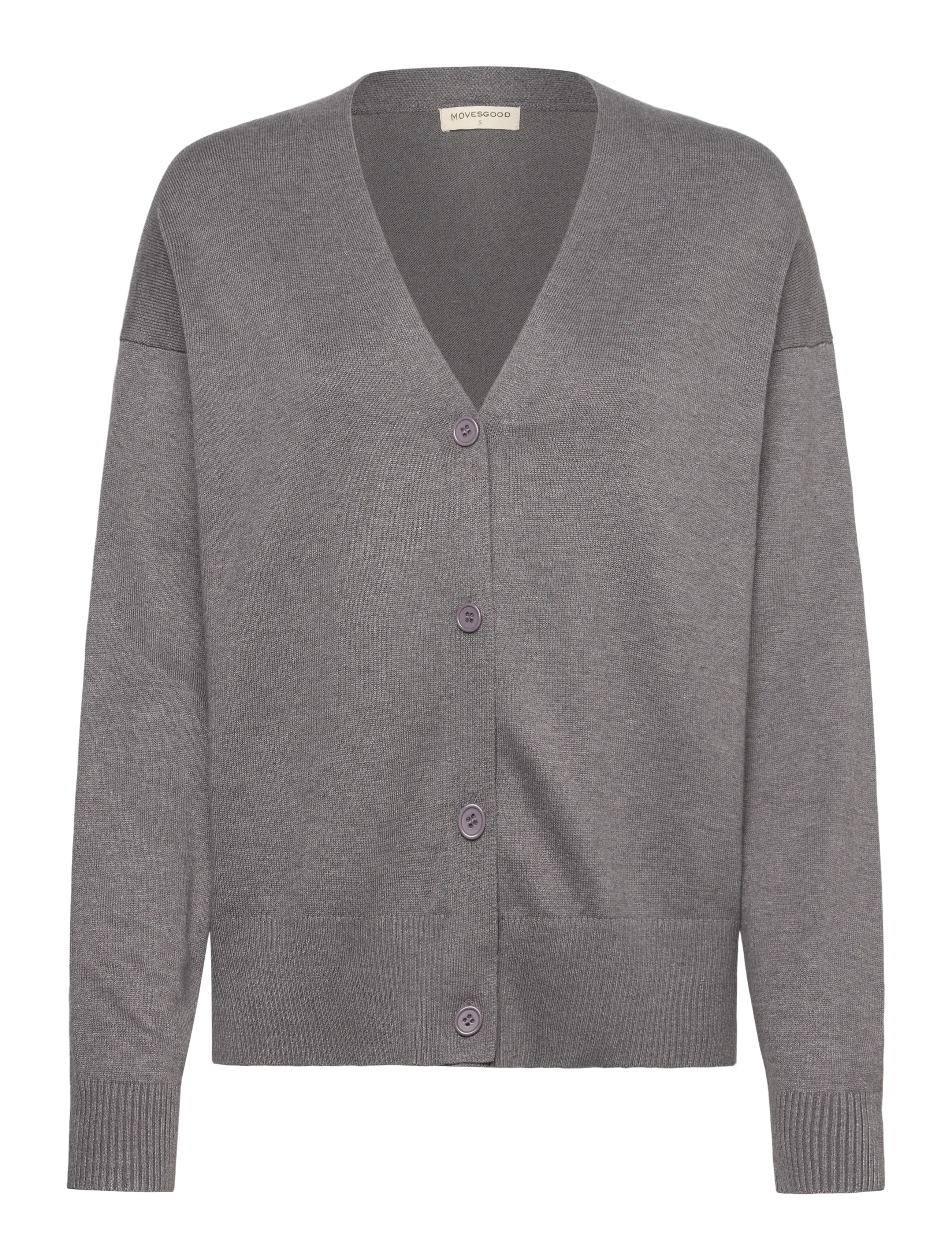 MOVESGOOD Athena Cardigan Grau - S - Damen