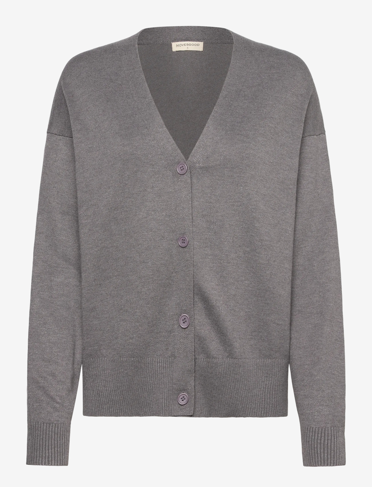 Movesgood - Athena Cardigan - sügisesed riided - stone - 0