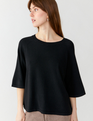 Movesgood - Josefina Top - knitwear - black - 0