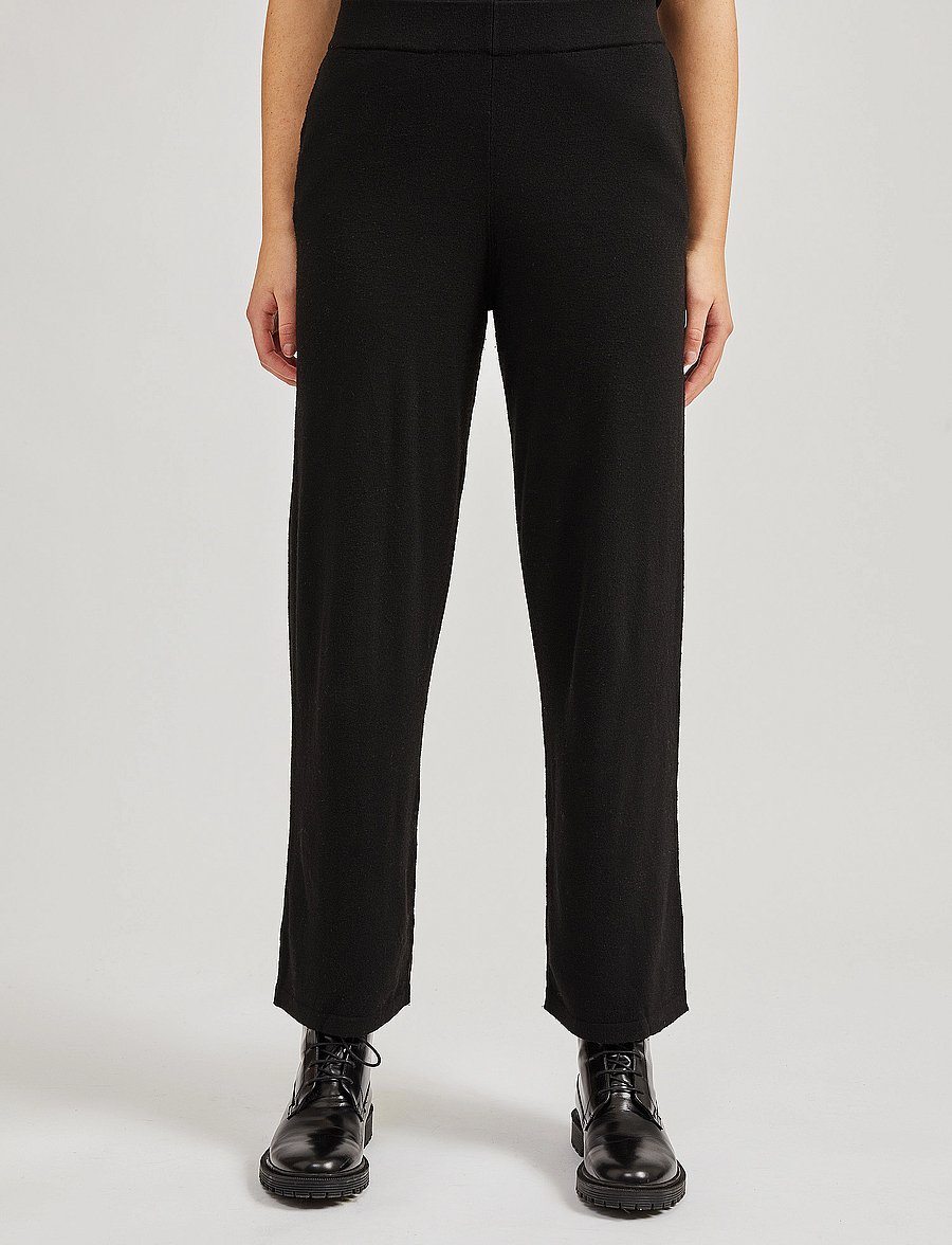 Movesgood - Kim wide - pyjamasbyxor - black - 0