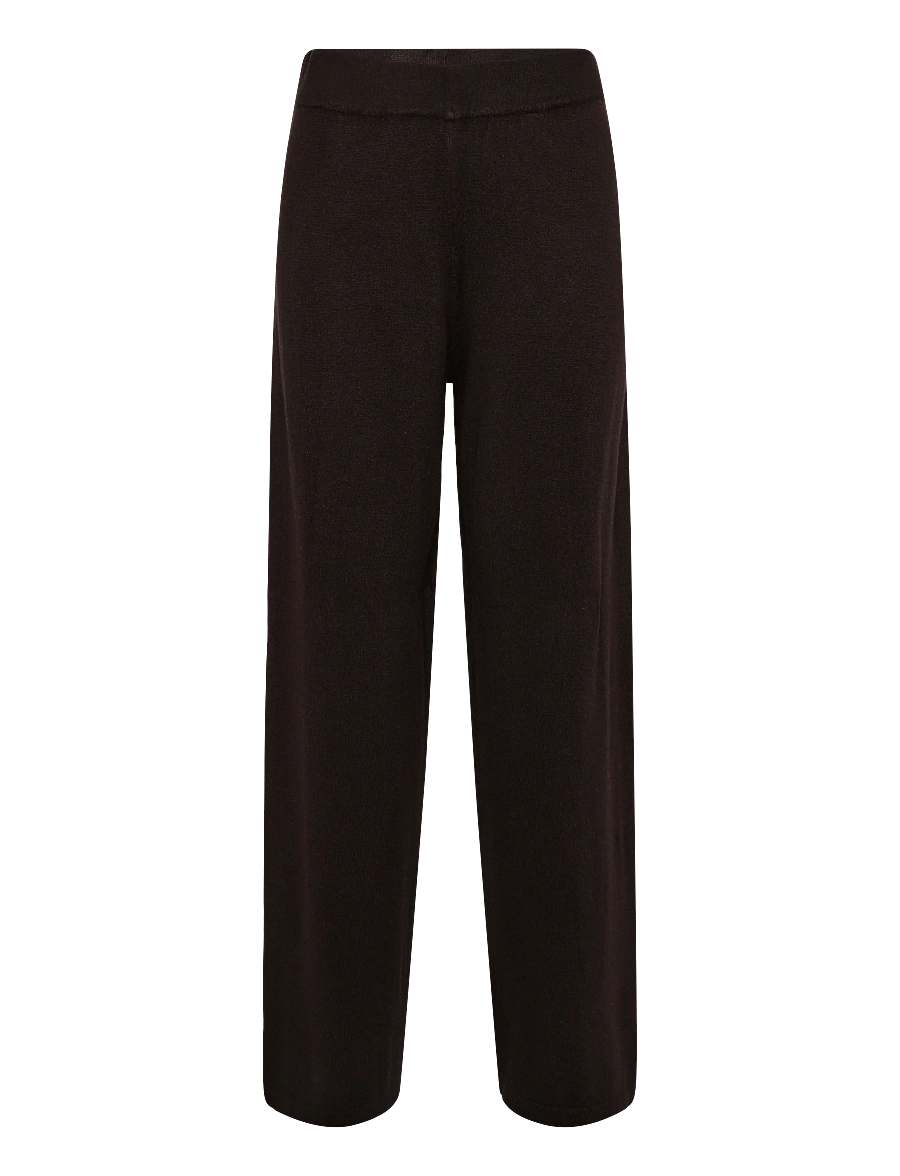 Movesgood - KIM WIDE DARK BROWN XS - pyjamahosen - dark brown - 0