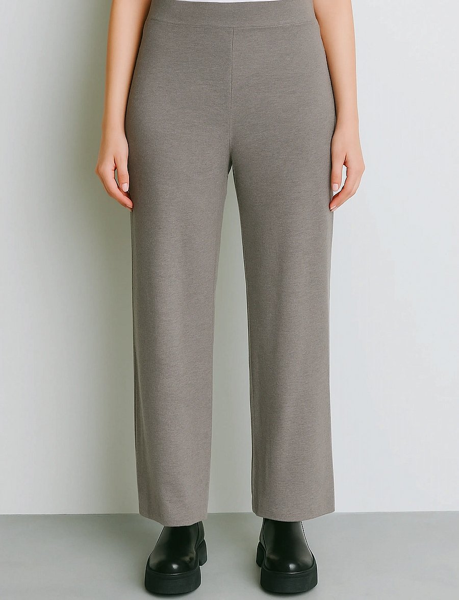 Movesgood - Kim wide - pyjamahose - stone - 0