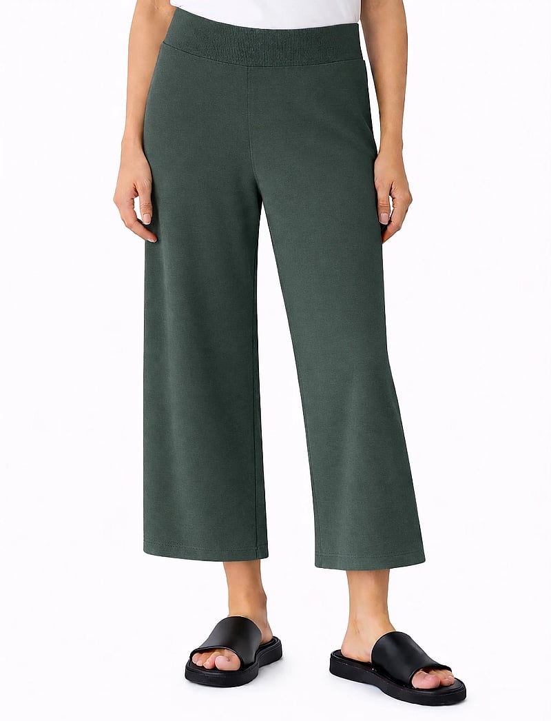 Movesgood - Athena Trousers - bukser med brede ben - soft khaki - 0