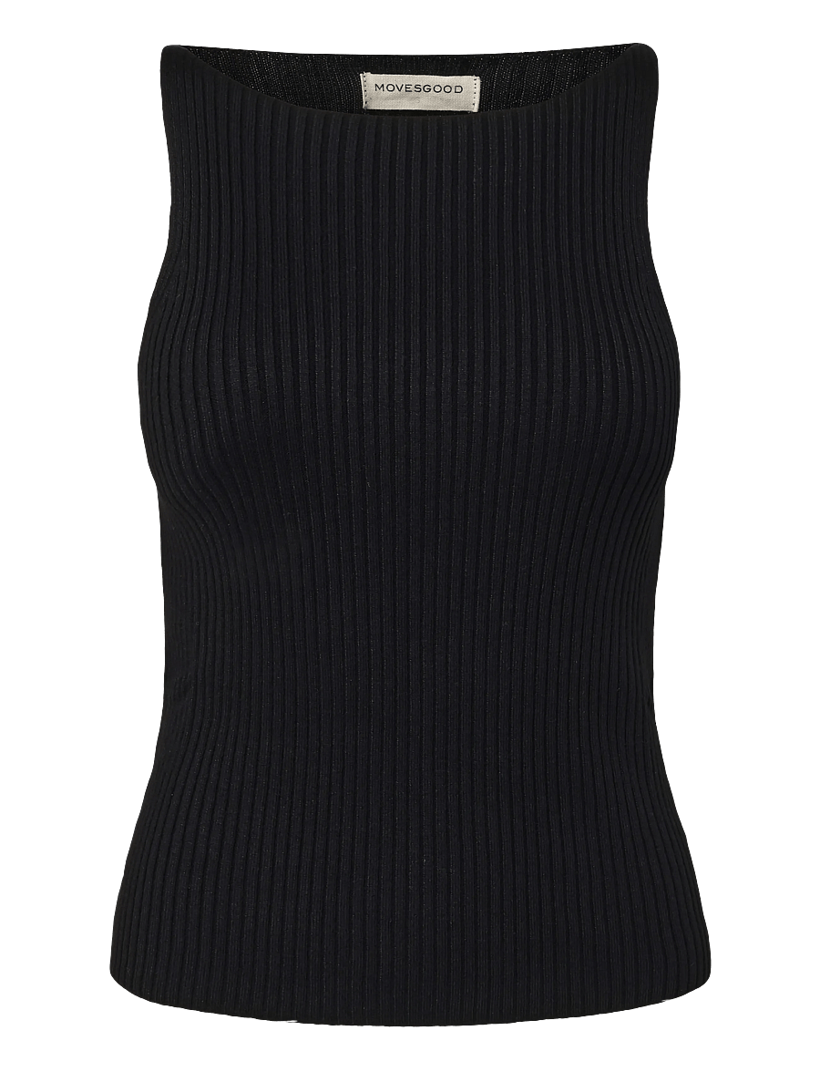 Movesgood - Me Tank Top Black L/XL - varrukateta topid - black - 1