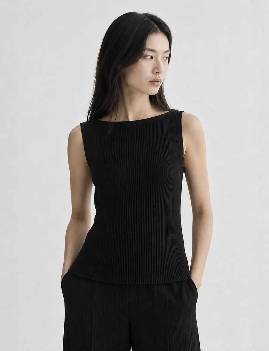 Movesgood - Me Tank Top Black L/XL - varrukateta topid - black - 0