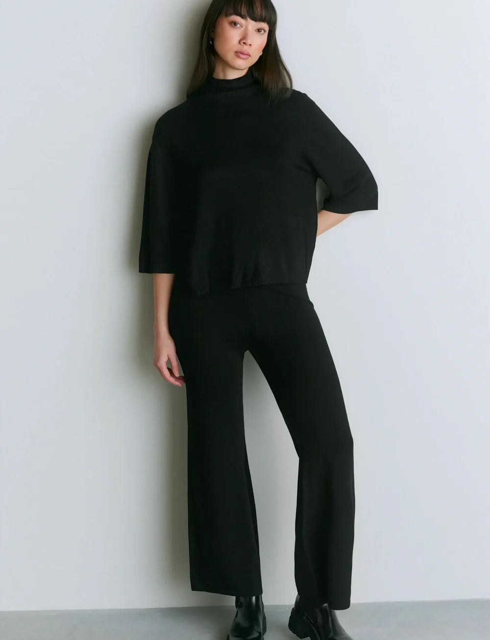 Movesgood - Tio Top - polotröjor - black - 0