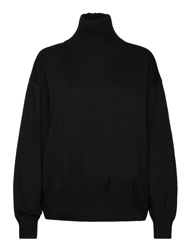 Movesgood - Carry Turtleneck - cashmere - black - 1