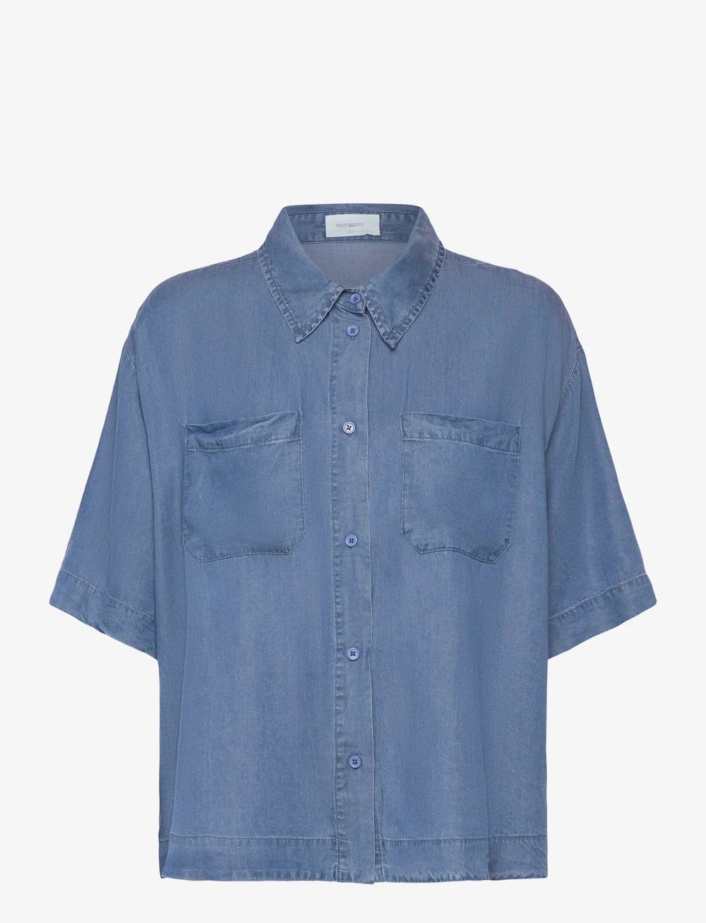 Movesgood - Lyon shirt - leinenhemden - denim blue - 1