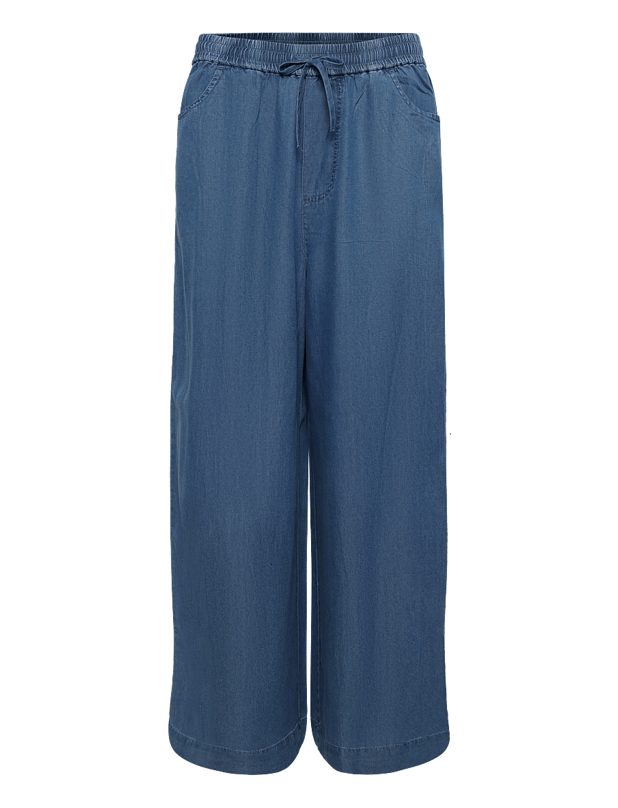 Movesgood - Lyon Trousers Denim Blue - pyjamahosen - blue - 0
